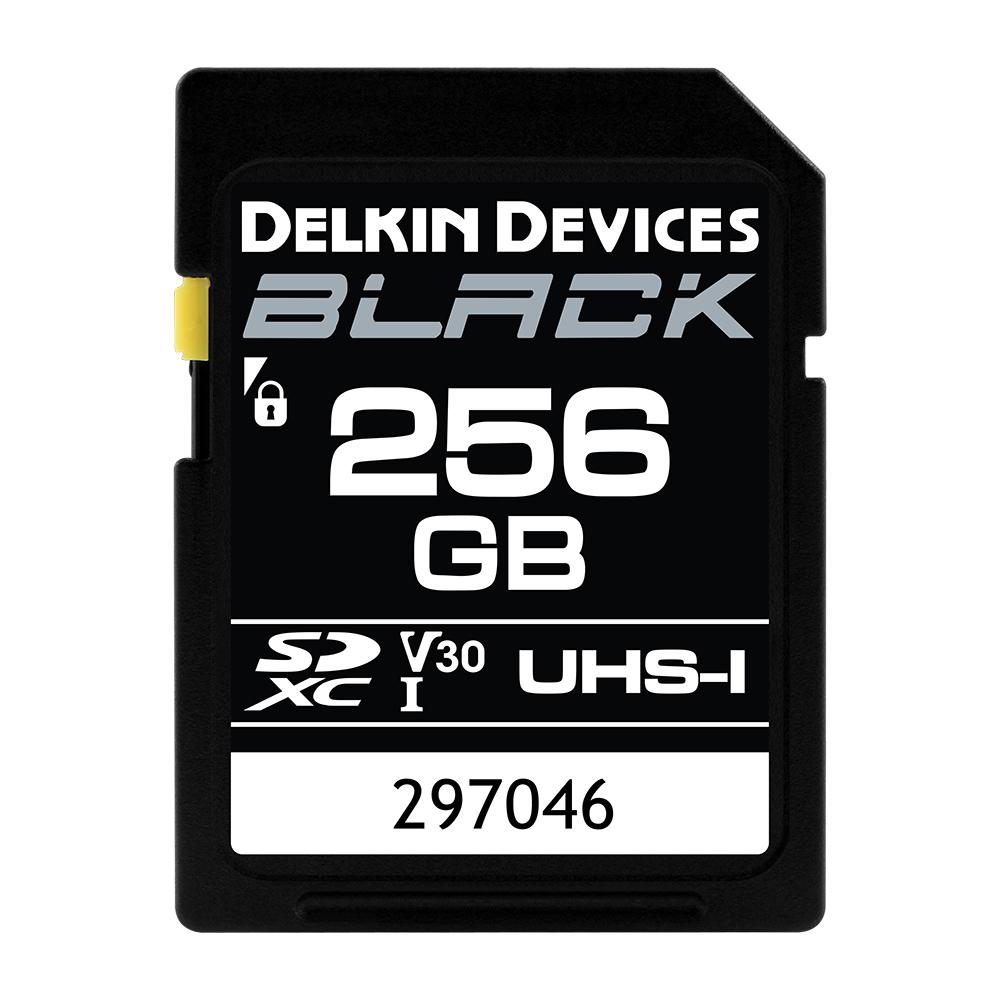 Delkin 256GB SDXC UHS-I V30 Memory Card - High Speed for DSLR, Cameras, Drones & 4K Video Recording