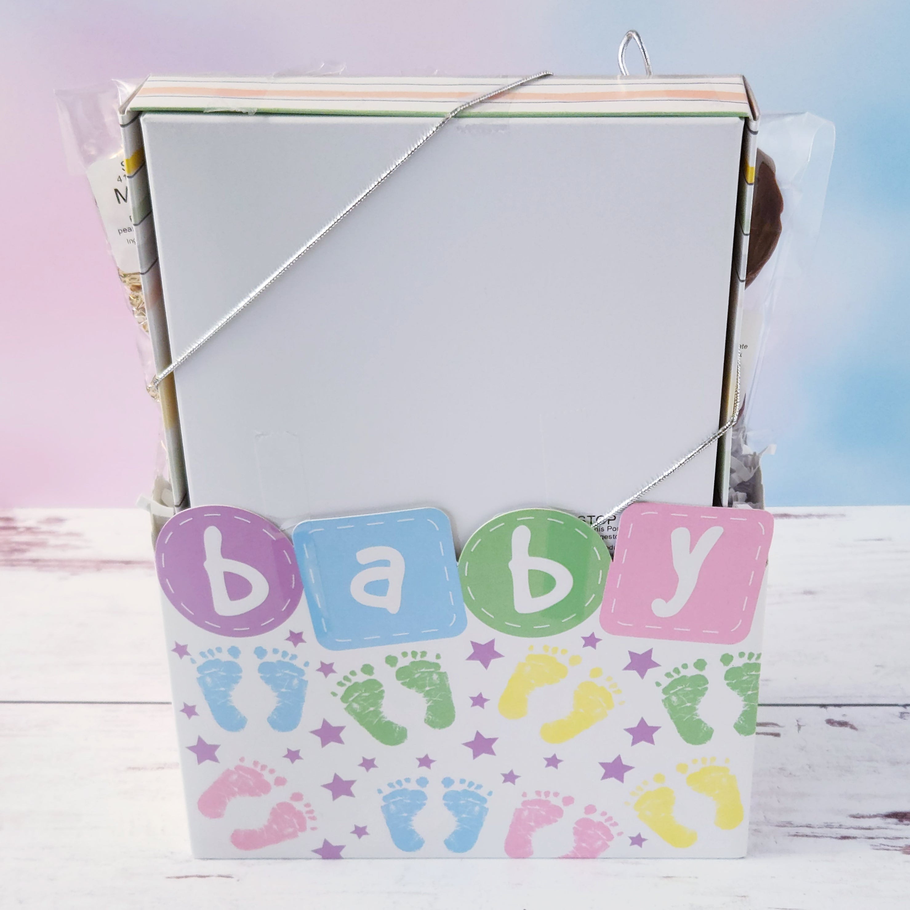 Baby Gift Basket - Newborn Baby Shower Present Set with Soft Blanket, Cute Toys & Organic Baby Care Essentials - Perfect for Baby Showers, Birthdays & Welcome Home Gifts