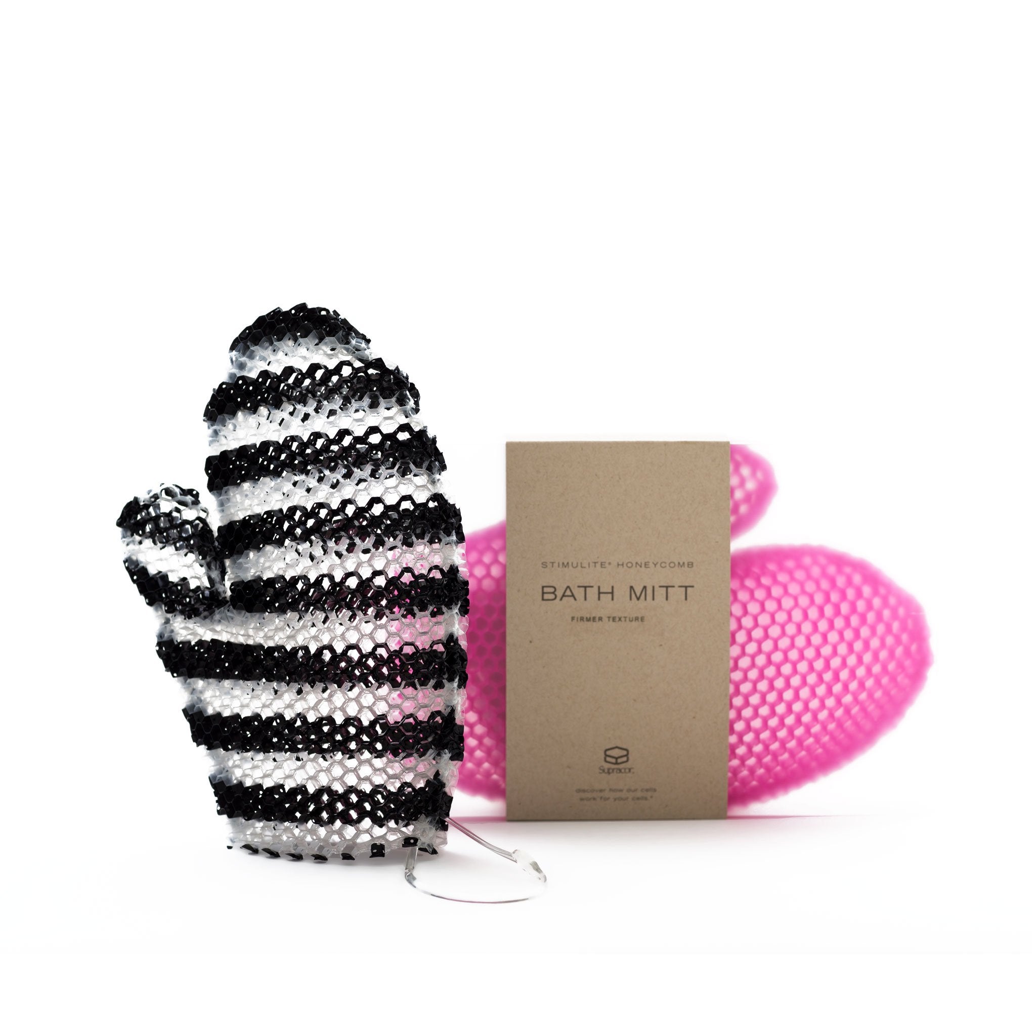 Supracor Bath Mitt - Exfoliating & Massaging Glove for Smooth Skin | Perfect for Shower, Spa & Self-Care Routine