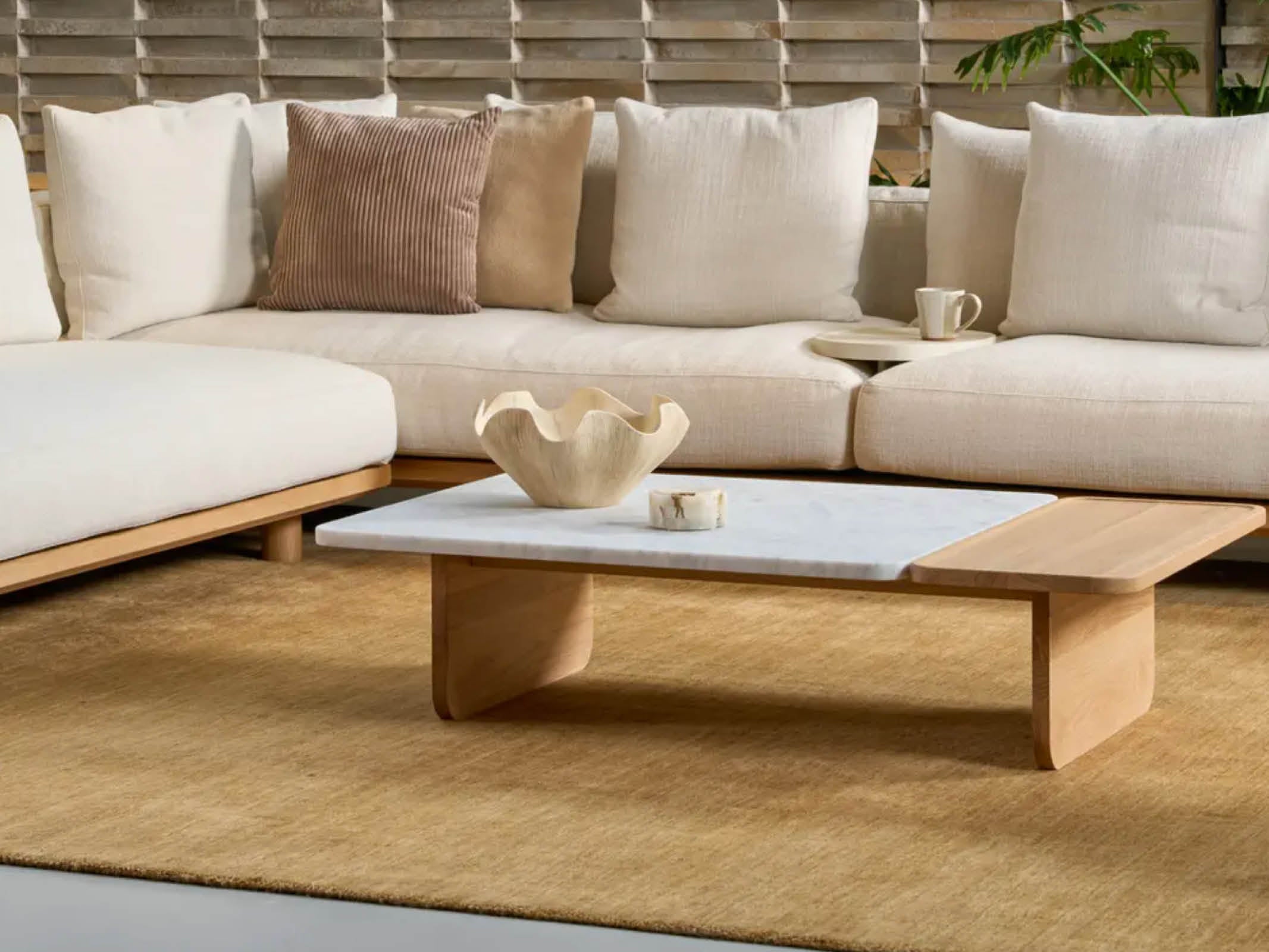 Modern Duo Coffee Table Set - 2-Piece Nesting Tables for Living Room, Sofa & Bedroom - Stylish & Space-Saving Furniture for Small Spaces