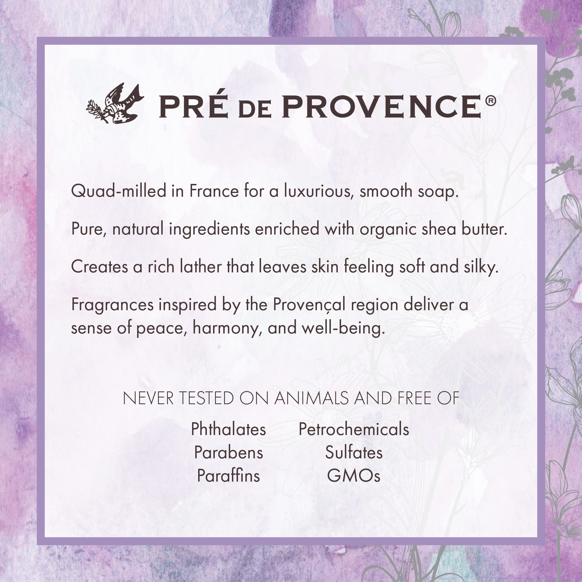 Pre de Provence Artisanal Soap Bar with Organic Shea Butter - Natural French Skincare, Quad Milled for Rich Lather - Lime Zest Scented, 8.8 oz - Perfect for Spa, Bath & Gift Giving