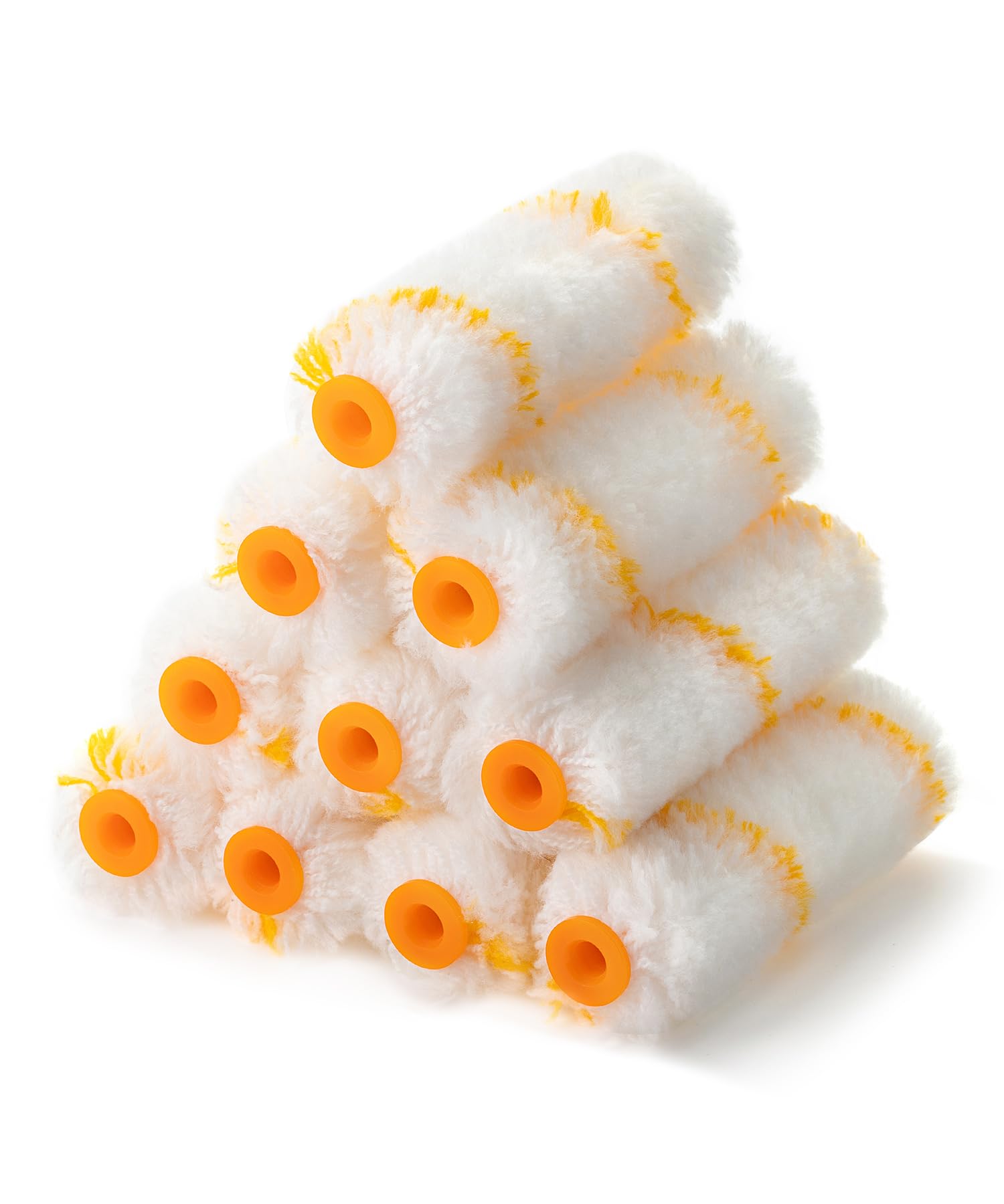 Bates 4-Inch Paint Roller Covers - 10 Pack High Density Foam Rollers for Smooth Painting - Perfect for Walls, Cabinets, Furniture & DIY Home Projects