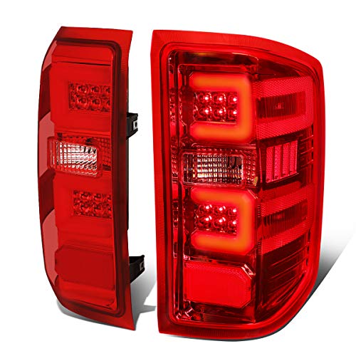 Chrome Housing Red Lens