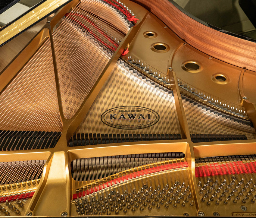 2024 GL 50 6'2 Conservatory Grand Piano - Polished Ebony Finish | Premium Used Grand Piano for Home, Studio & Concert Hall | Perfect for Classical Performances & Professional Music Production