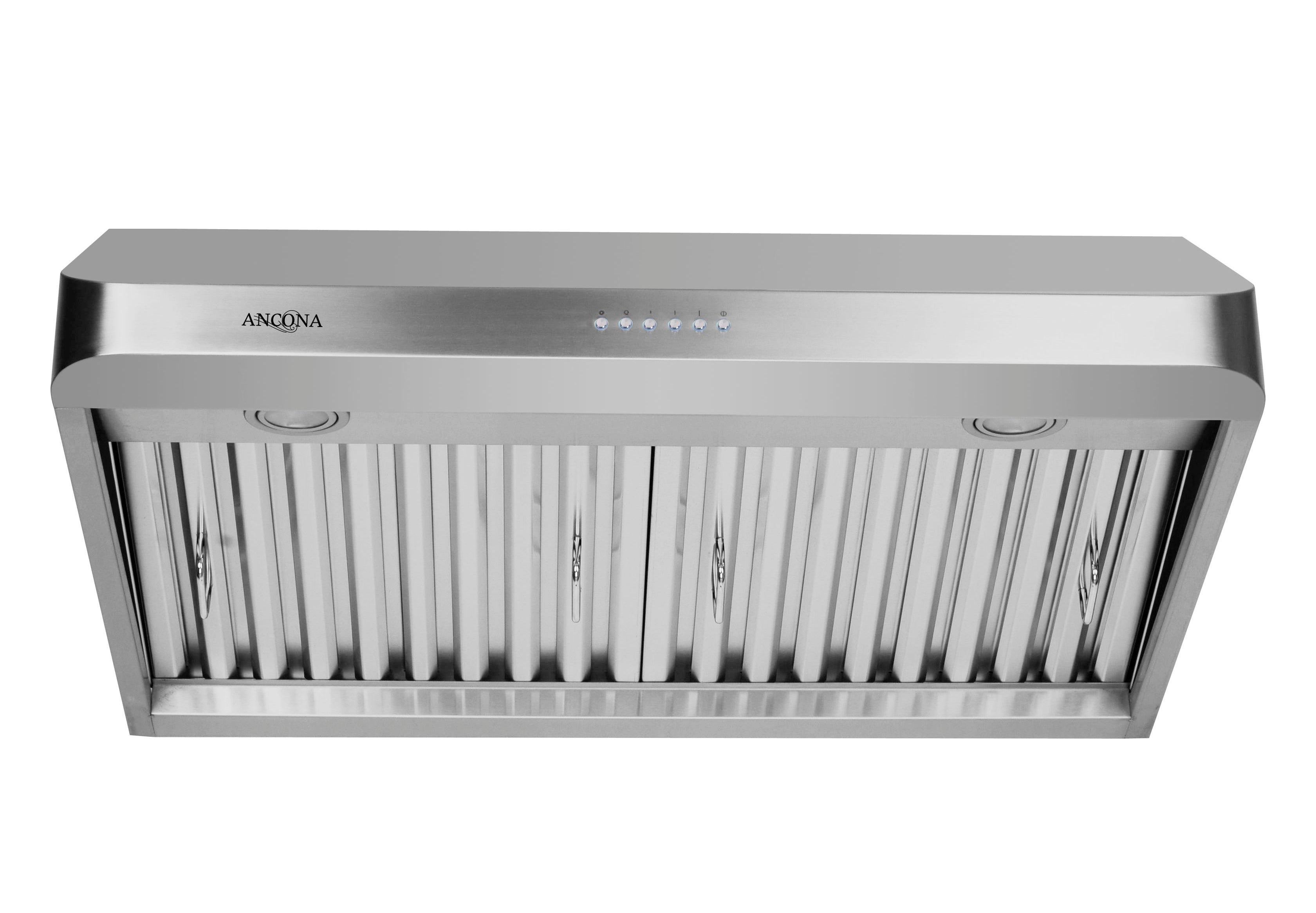 UC Chef 30-inch LED Under Cabinet Range Hood - 600 CFM Ducted Kitchen Ventilation for Smoke & Odor Removal - Perfect for Home Cooking, Grilling, and Baking