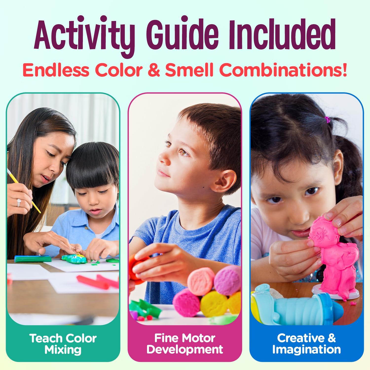 Hygloss Scented Play Modeling Dough 3lb - Non-Toxic & Safe for Kids Arts & Crafts - Easter Basket Stuffer, Party Favors & Classroom Supplies (Blue) - Perfect for Sensory Play, Creative Learning & Holiday Gift Giving