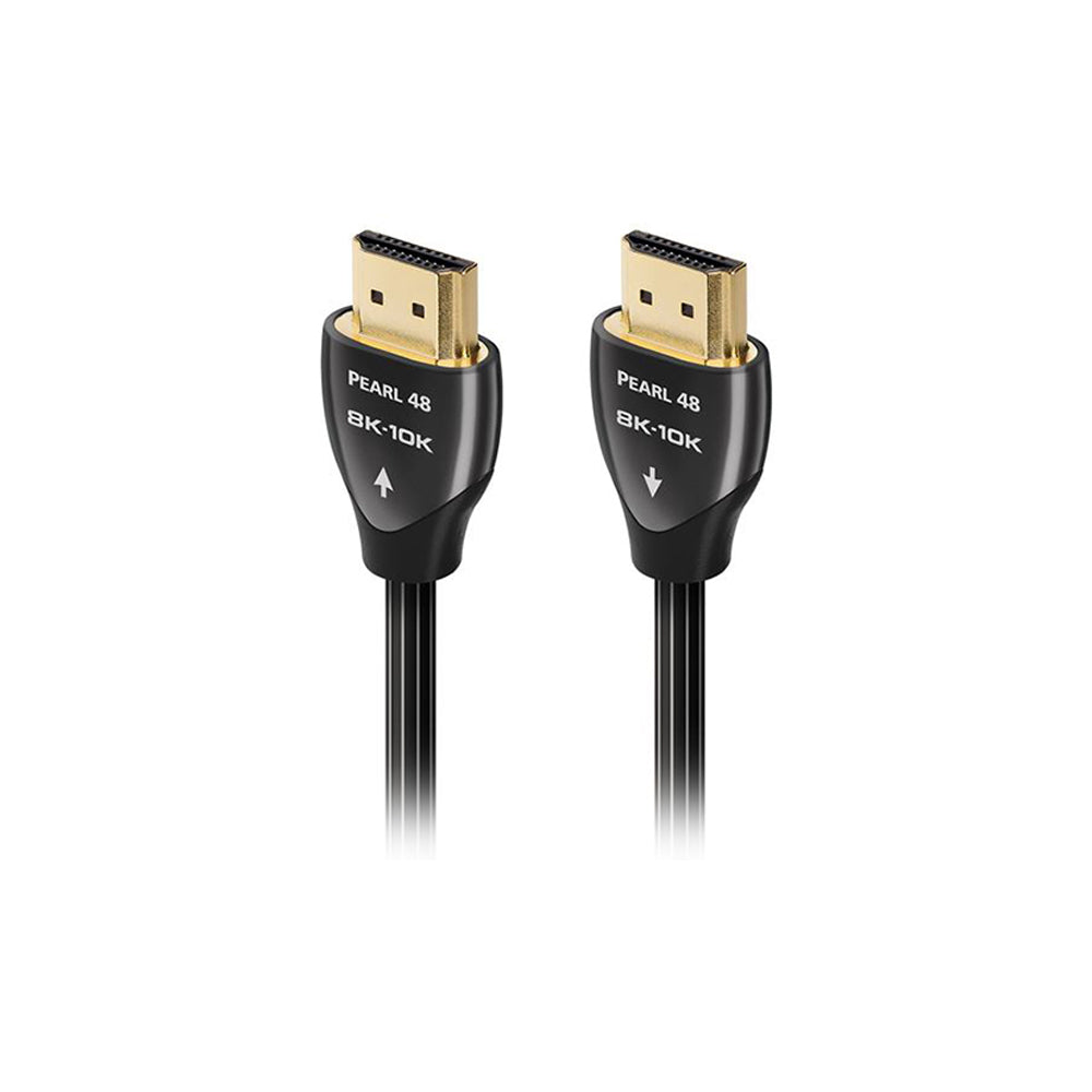 AudioQuest Pearl 48G 5M HDMI Cable - 8K Ultra HD, 48Gbps, Braided Shield, Solid Long Grain Copper - Perfect for Home Theater, Gaming & 4K/8K TV Setup