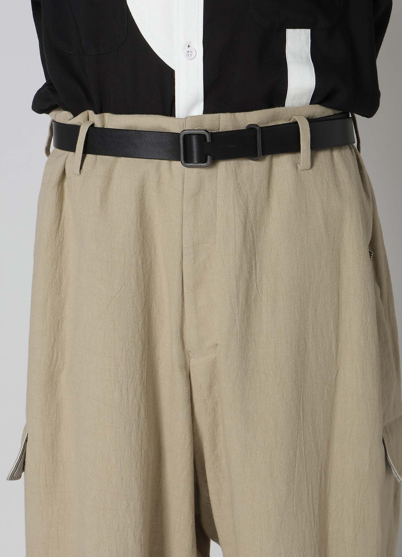 Soft Cotton Linen Viyella Wide Leg Pants with Adjustable Waist Tab - Comfortable & Stylish for Casual Wear, Office, and Travel