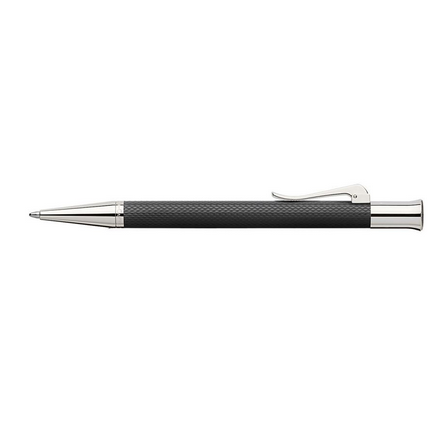 Premium Graf von Faber-Castell Guilloche Black Ballpoint Pen - Luxury Writing Instrument for Business Professionals & Gift Giving