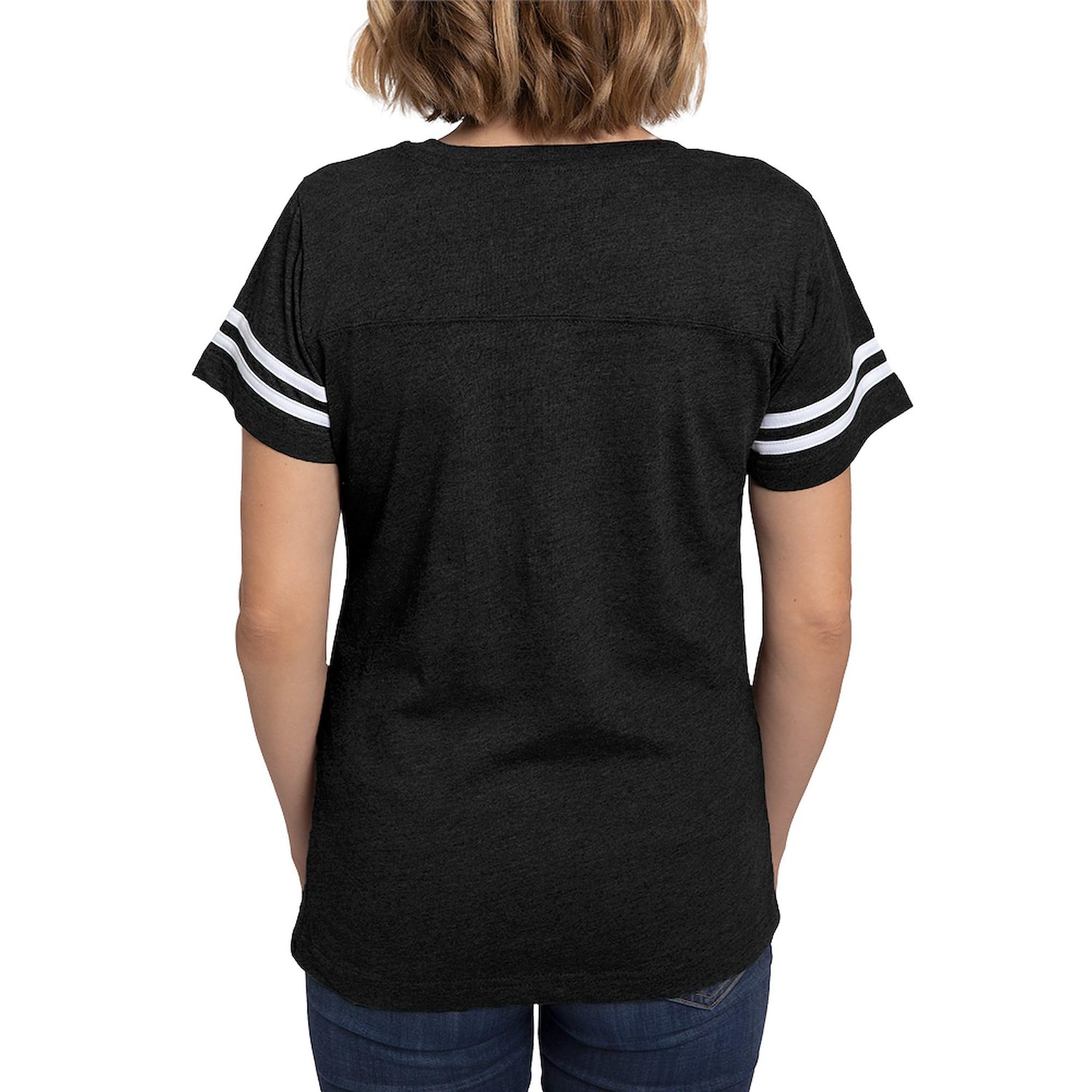 Women's Football T-Shirt - White Cotton Tee for Sports Fans & Game Day Outfits | Perfect for Football Games, Tailgating & Fan Gear