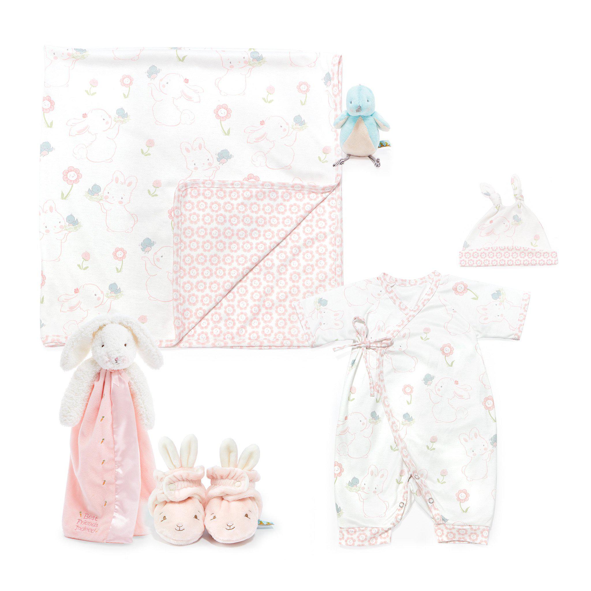 Newborn Baby Blossom Bundle Box - Perfect Baby Shower Gift & First Year Keepsake | Gender Neutral Nursery Decor & Photo Prop