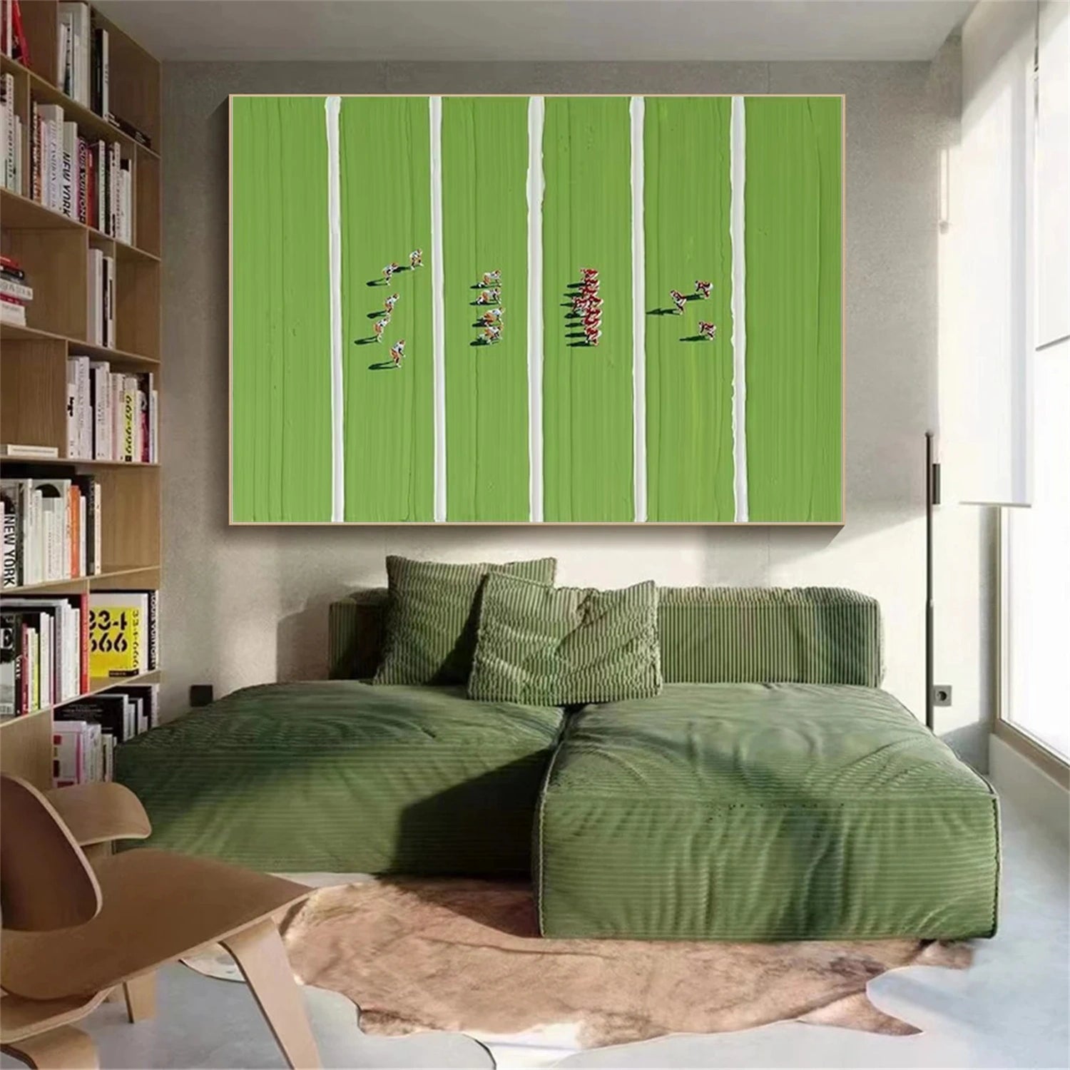 American Football Sports Art Painting Canvas Wall Decor #SA007 - Perfect for Man Cave, Game Room, and Sports Fan Gifts