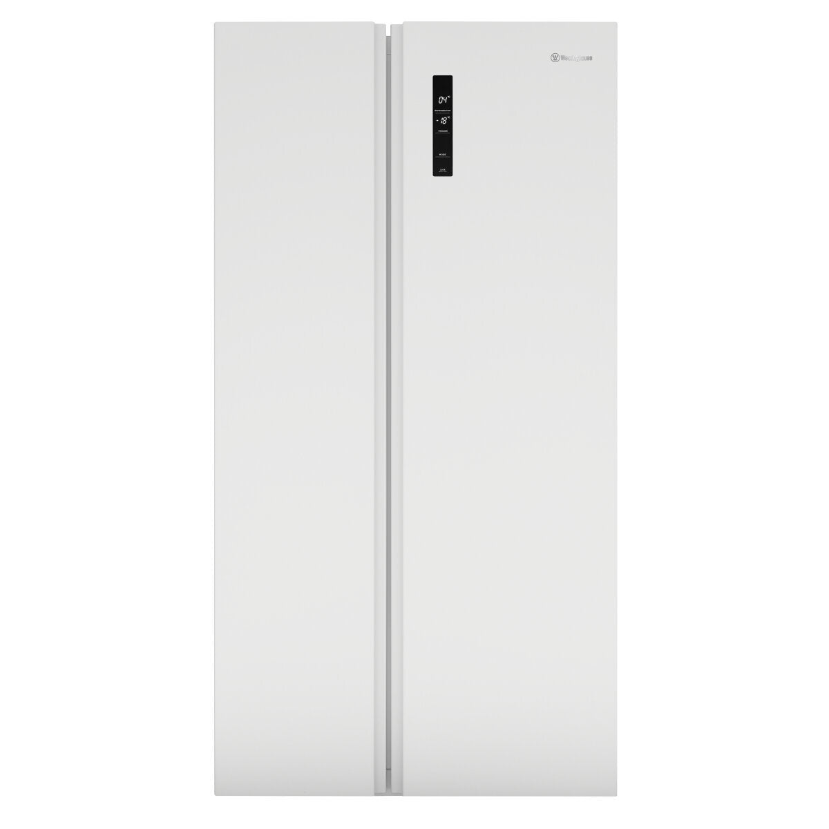 Westinghouse 624L Side by Side Refrigerator WSE6630WA - Energy Efficient Stainless Steel Fridge with Spacious Storage for Large Families & Entertaining