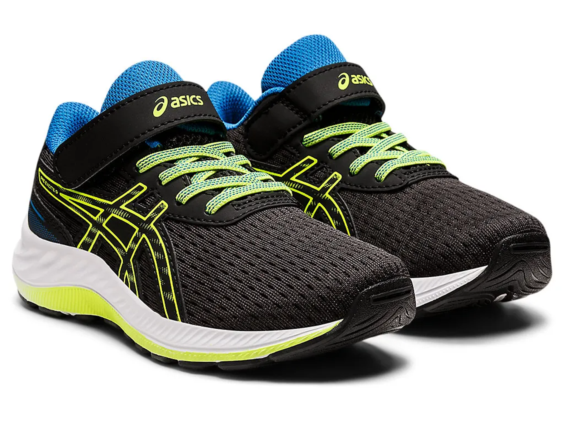 ASICS Junior Pre Excite 9 PS Kids' Running Shoes - Lightweight Athletic Sneakers for Boys & Girls (Black/White, Style 1014A234-003) - Perfect for School, Sports & Daily Activities
