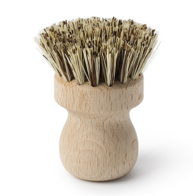 Redecker Pot Brush with Natural Bristles - Durable Kitchen Scrub Brush for Pots, Pans & Cookware - Perfect for Cleaning Stubborn Food Residue & Grease