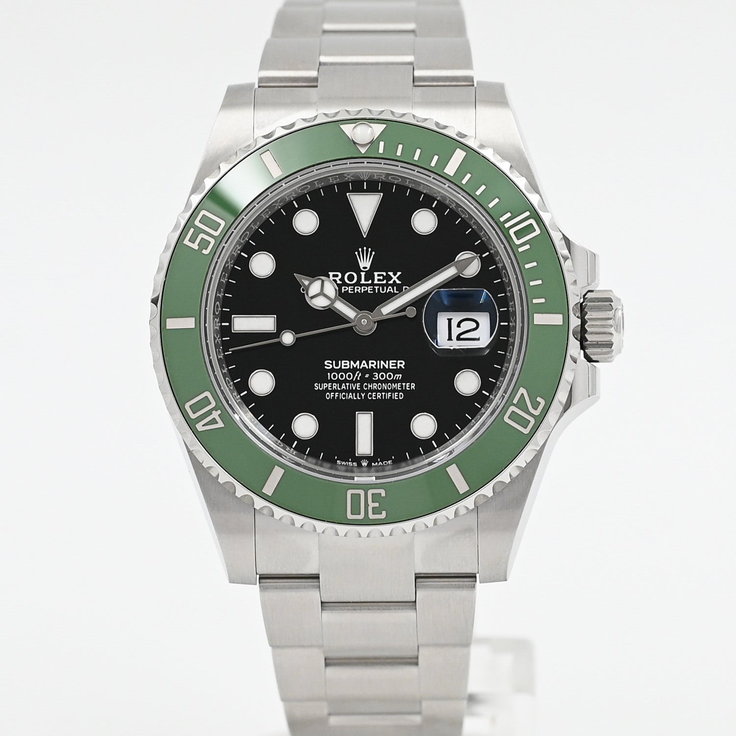 2022 Rolex Submariner Date Starbucks Green Bezel Luxury Dive Watch - Perfect for Professional Diving & Luxury Fashion Accessory