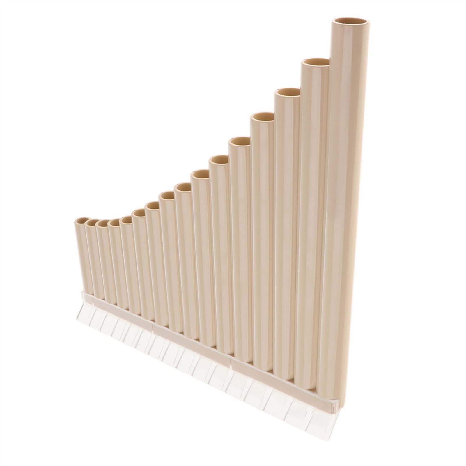 16 Pipe Pan Flute in C Key - Professional Woodwind Instrument for Beginners & Musicians - Perfect for Folk Music, Performances & Relaxation