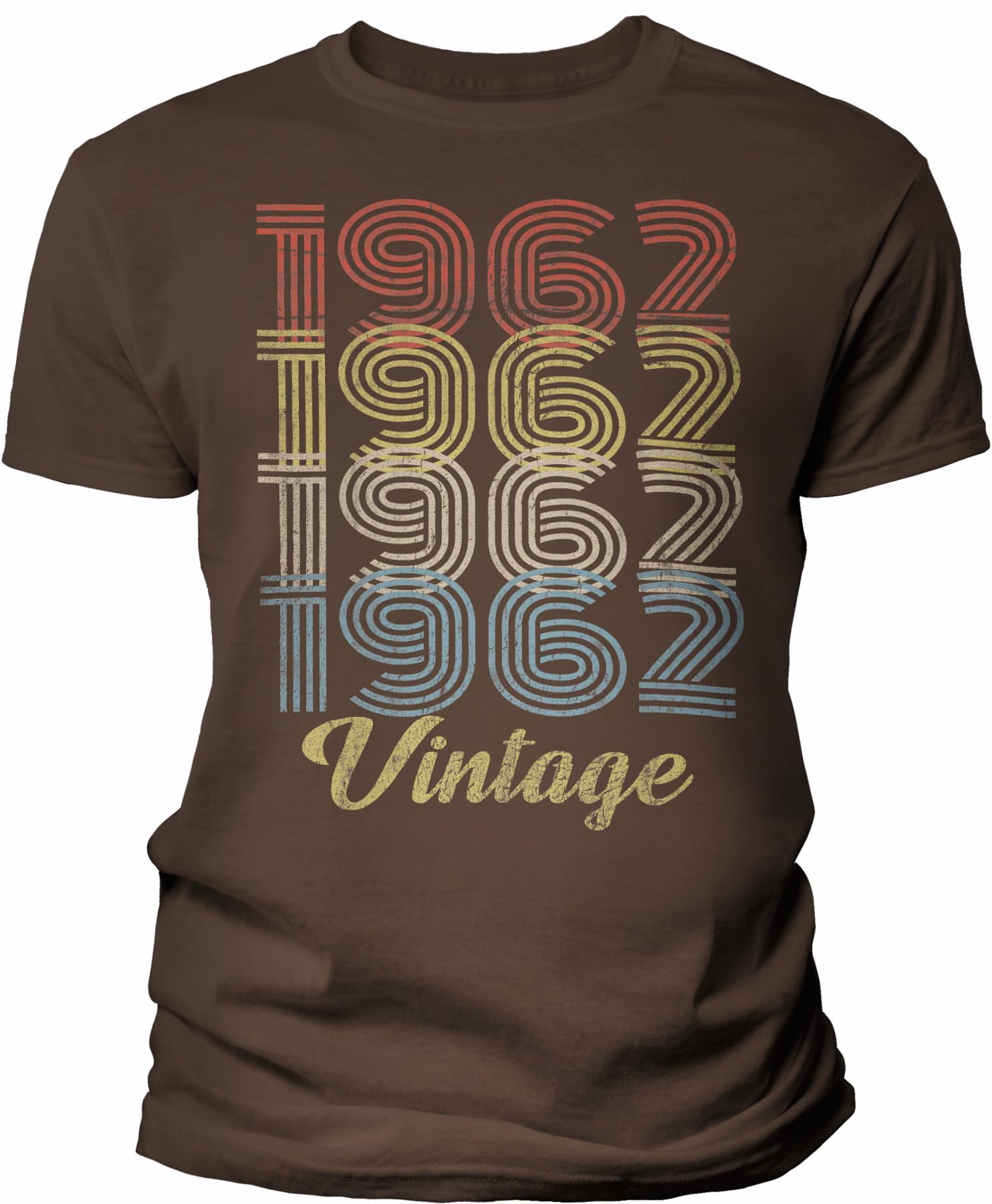 Vintage 1962 Retro 63rd Birthday Gift T-Shirt for Men - Funny 63 Year Old Birthday Present - Perfect for 1962 Born Dad, Grandpa & Husband Celebrations