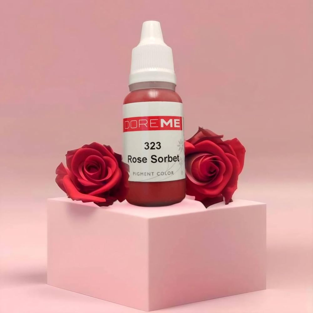 DOREME Permanent Makeup Pigment Ink - Mocha Brown Eyebrow Tattoo Ink for Microblading & Cosmetic Micropigmentation | Semi-Permanent Brow Enhancement for Natural-Looking Results | Perfect for Salons, Tattoo Artists & DIY Beauty Enthusiasts