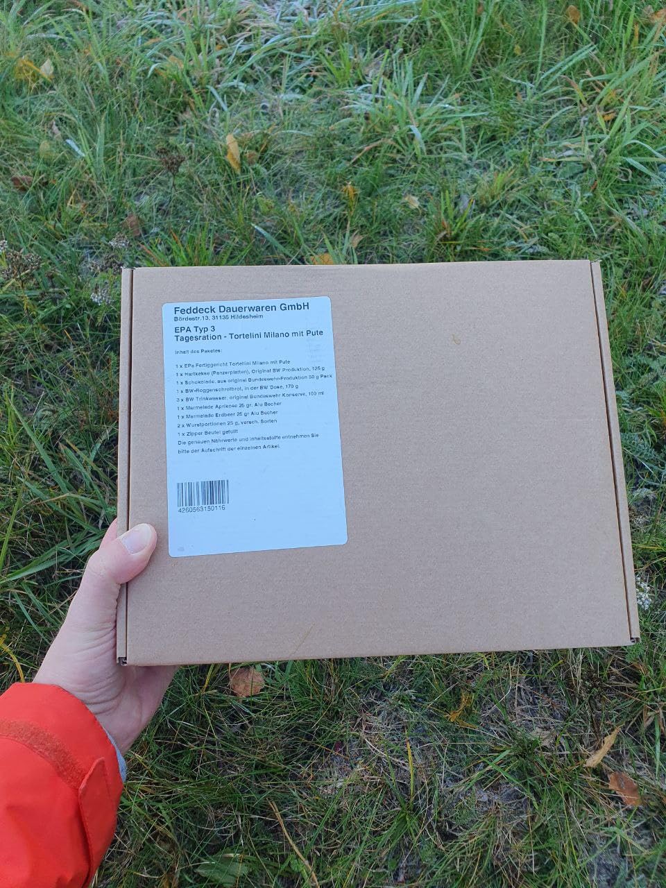 Original German MRE Army Ration Meal - Ready To Eat Emergency Food Supplies - Genuine Military Grade Survival Food for Camping, Hiking & Disaster Preparedness