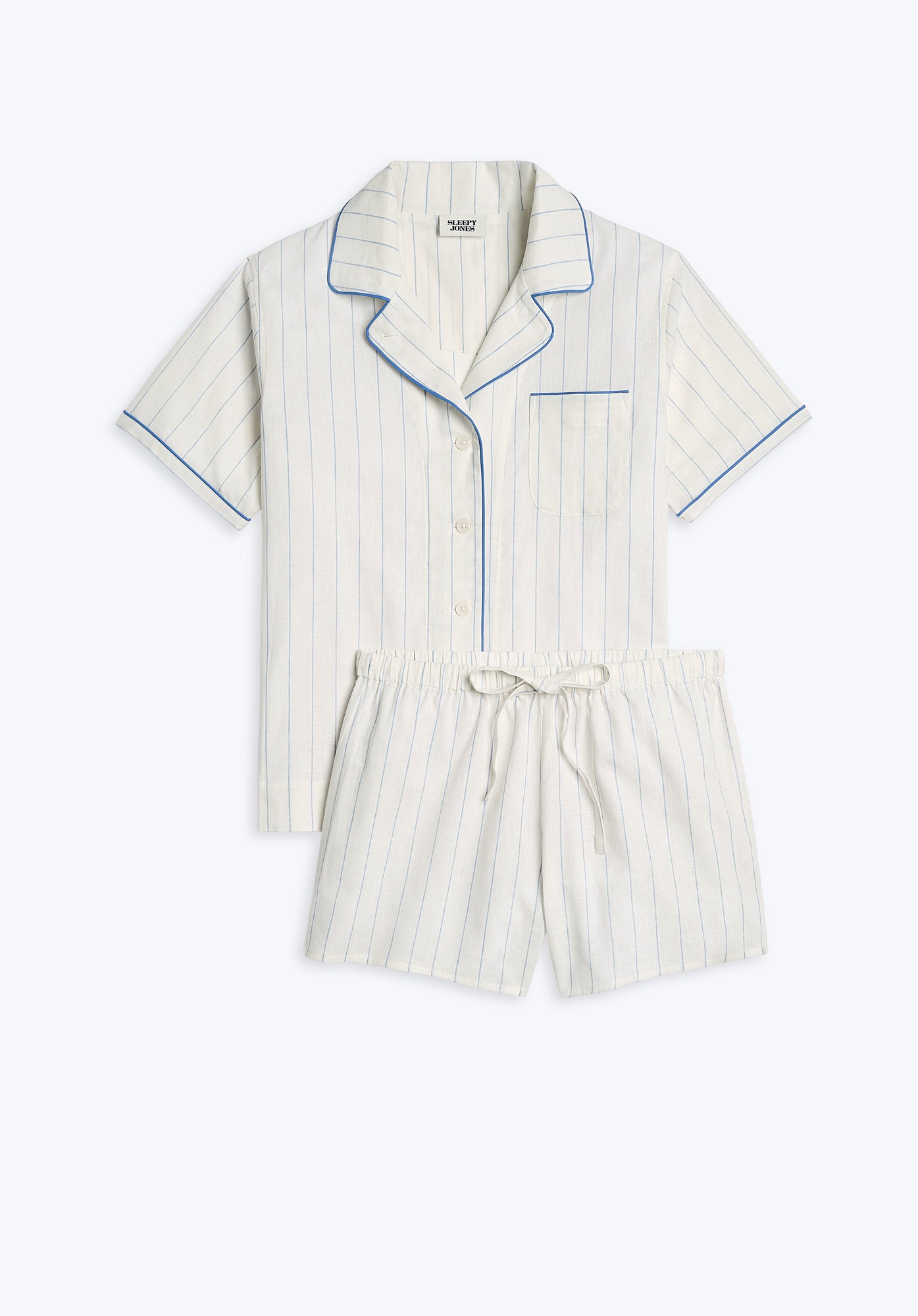 Linen-Cotton Baker Stripe
