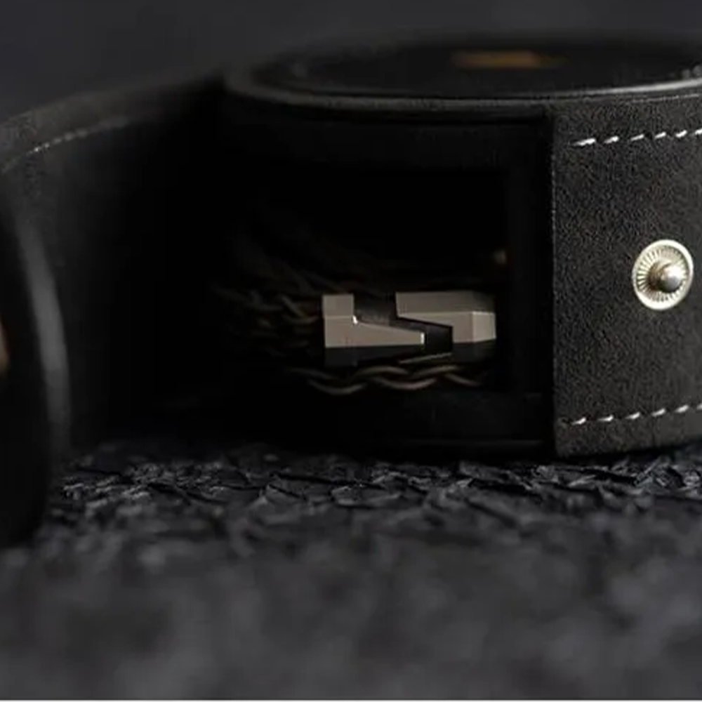 Premium Leather Case for Effect Audio Chiron IEM Cable - Durable & Stylish Storage for In-Ear Monitor Accessories - Perfect for Travel, Gym & Daily Use