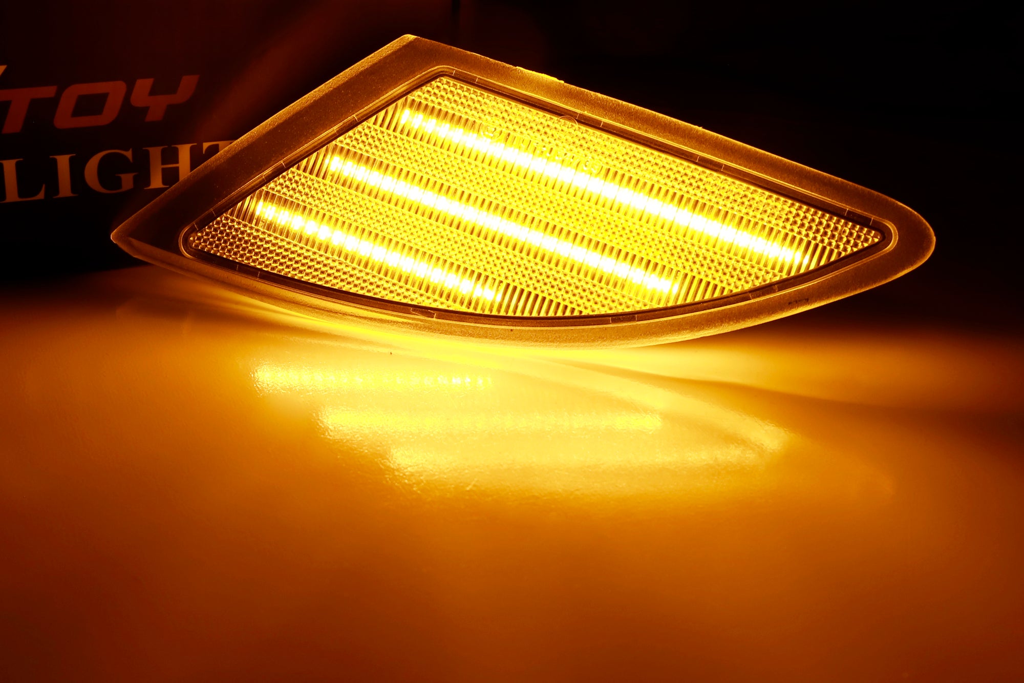 Amber LED Side Marker Lights for 2006-2010 Mercedes W251 R-Class - Clear Lens, Durable & Bright - Perfect for Night Driving & Enhanced Vehicle Visibility