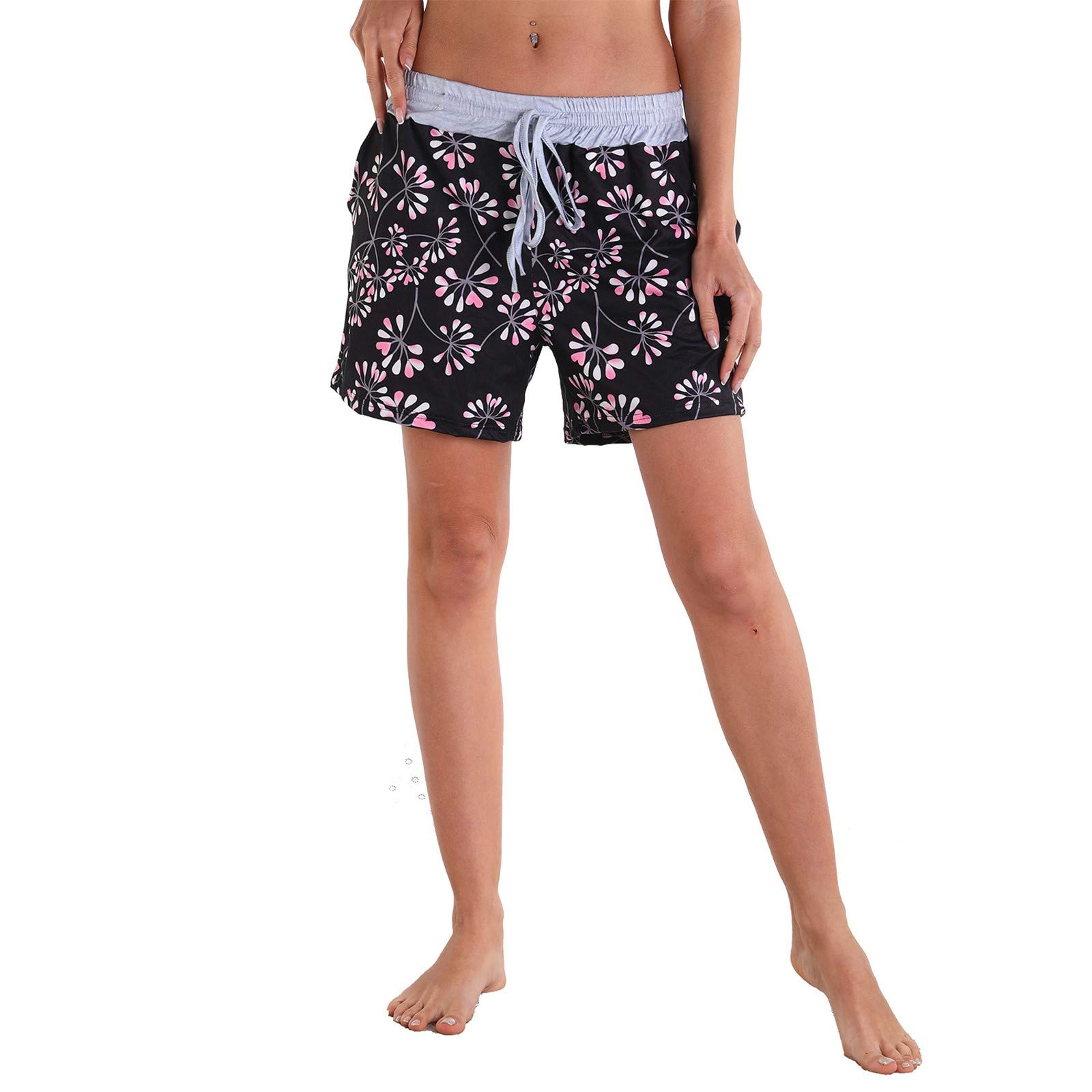 Women's Quick-Dry Yoga Shorts for Surfing, Beach, Fitness & Outdoor Sports - Comfortable Stretchy Activewear for Yoga, Running & Home Workouts