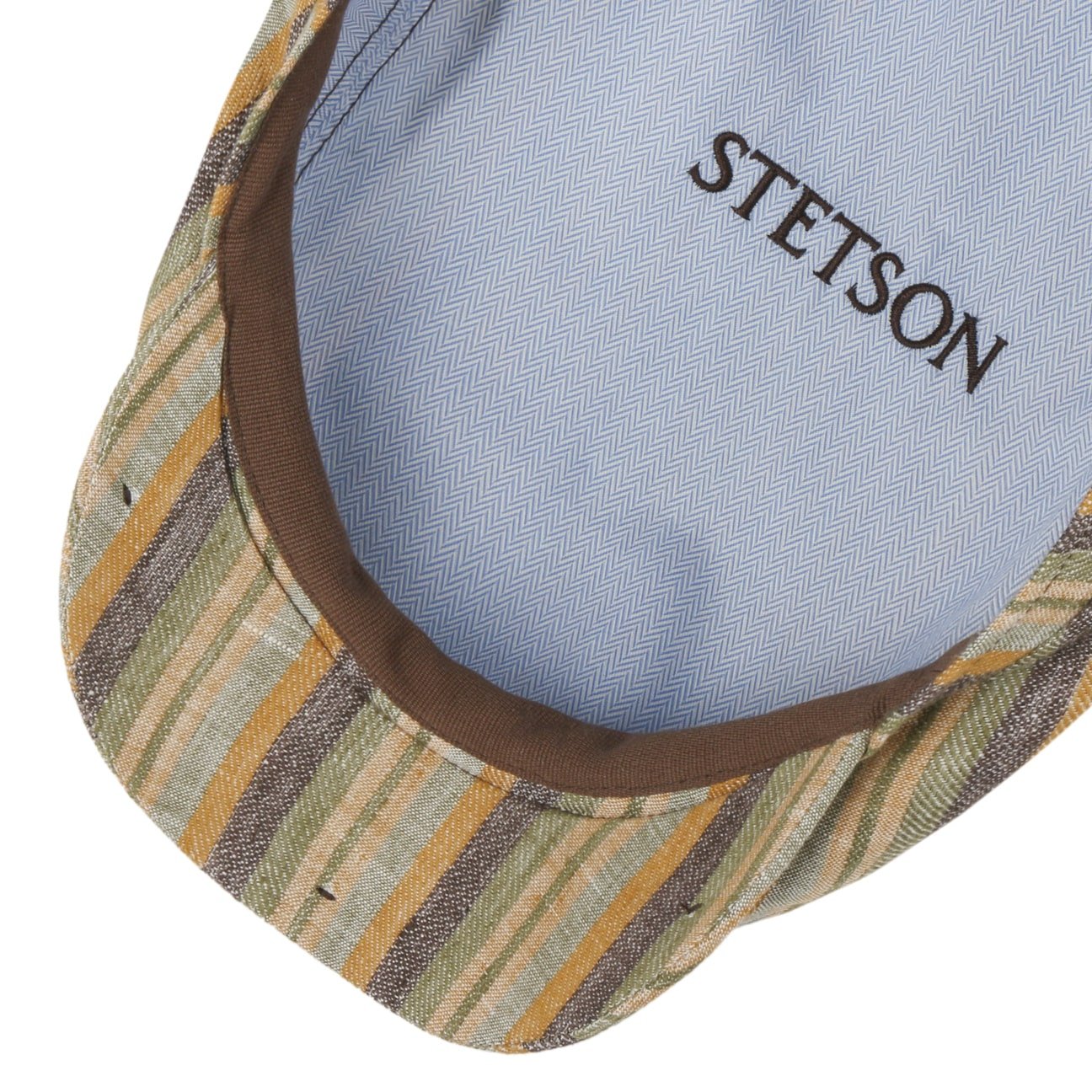 Stetson Sacota Driver Linen Flat Cap - Classic Men's Summer Hat for Golf, Driving & Outdoor Activities