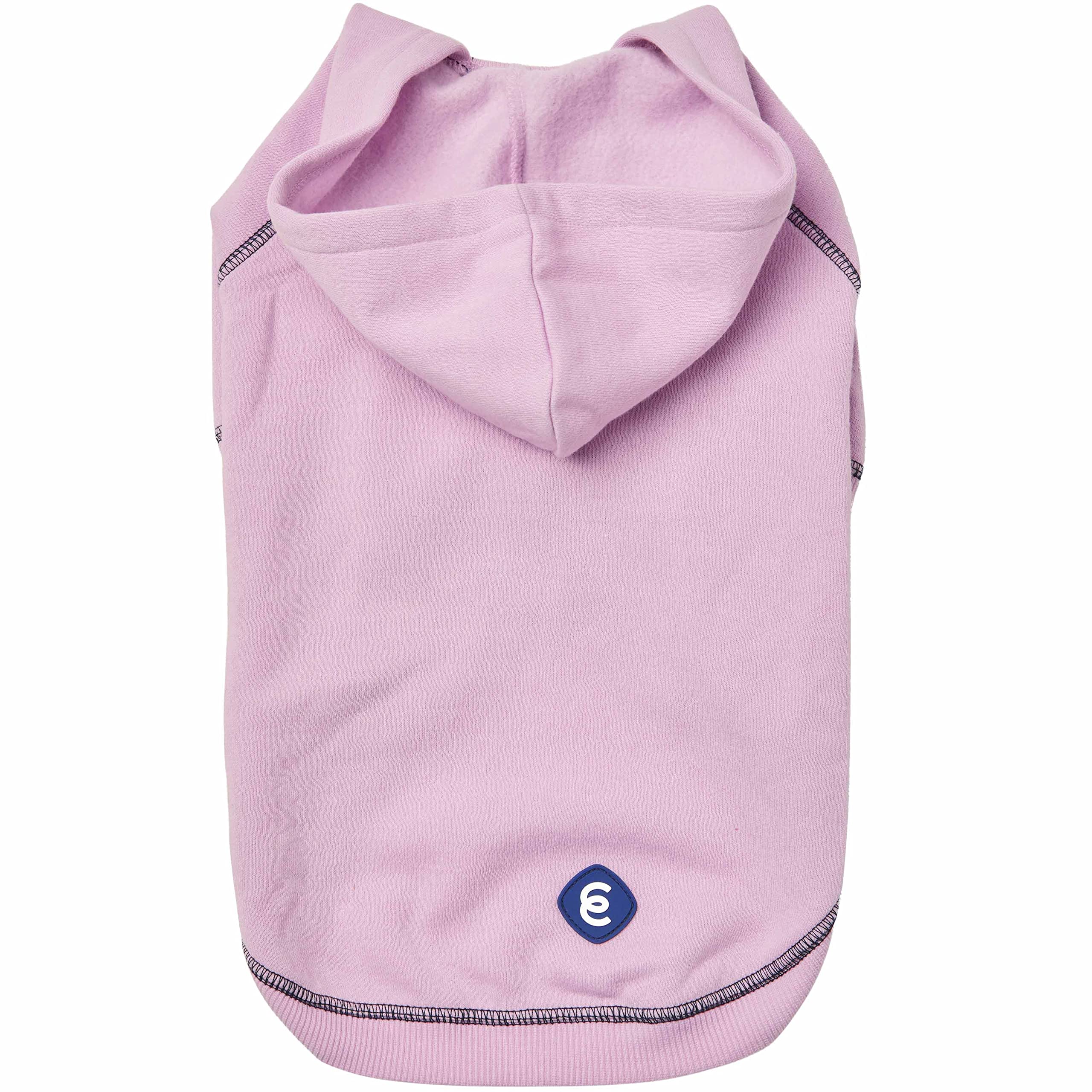 Blueberry Pet Essentials 2023 New Soft & Comfy Cotton Blend Dog Hoodie Sweatshirt - Pink Lilac, 20