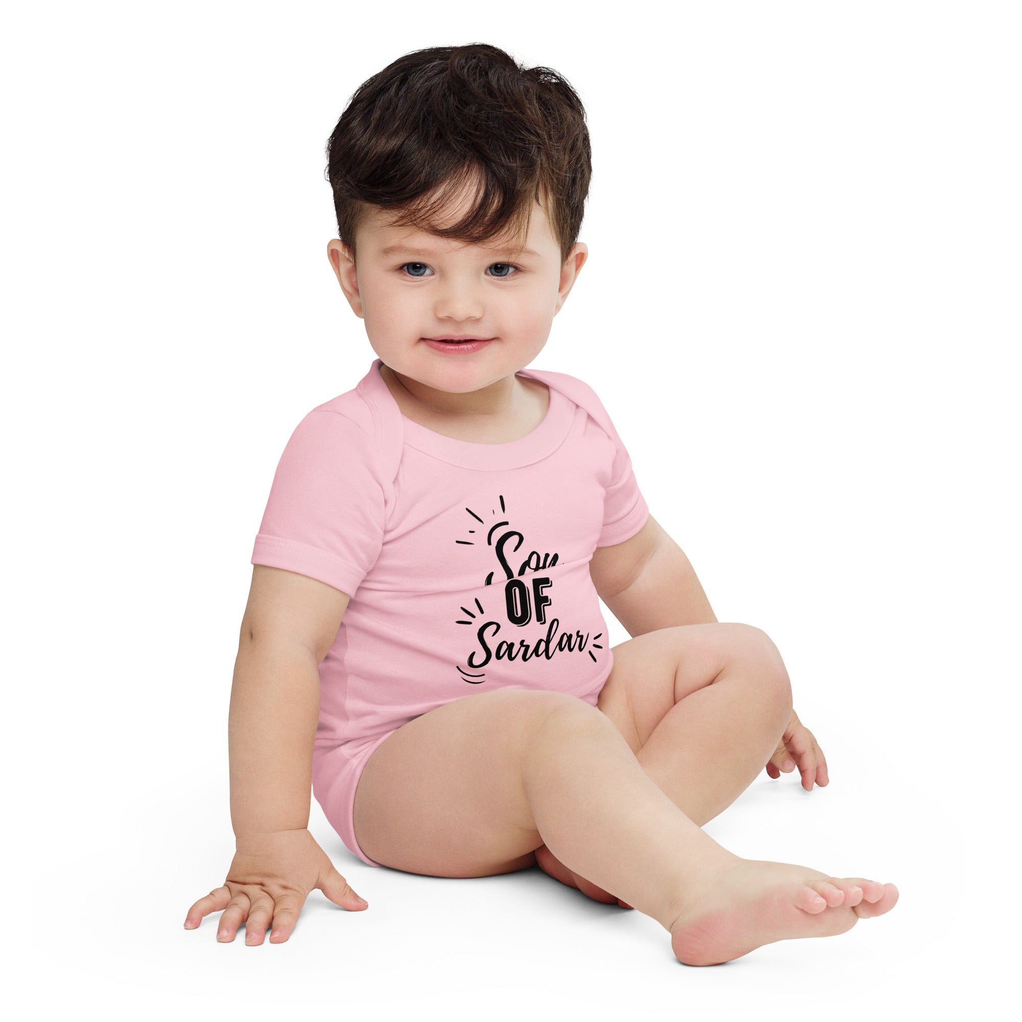 Son of Sardar Baby Onesies - Soft Cotton Bodysuits for Newborns & Infants | Perfect for Playtime, Daycare & Family Photos