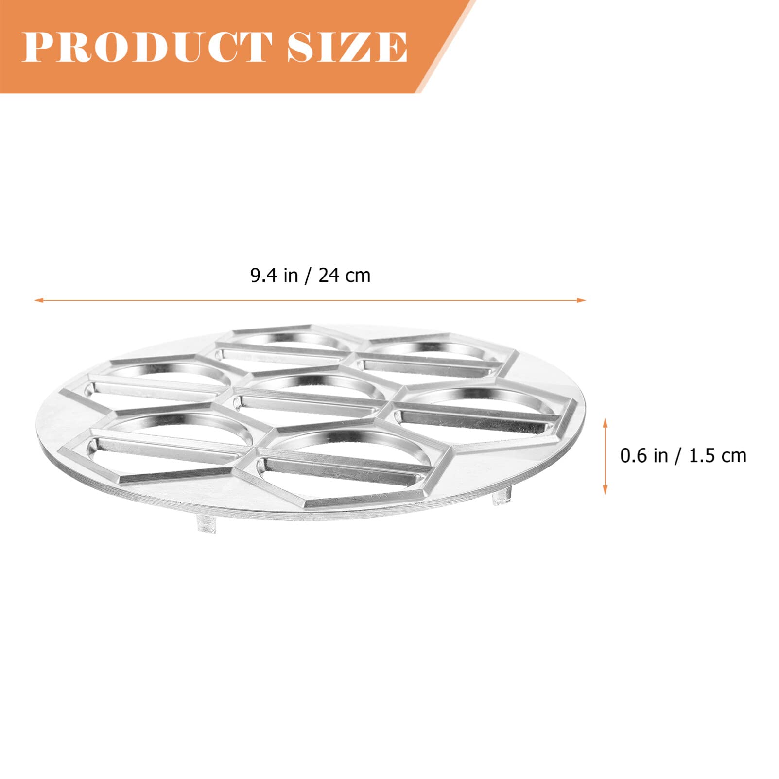 Premium Russian Ravioli Maker - 14 Hole Metal Dumpling Press for Pelmeni, Siberian Meat Dumplings & Ravioli | Handmade Pasta Tool for Home Cooking & Party Food Prep