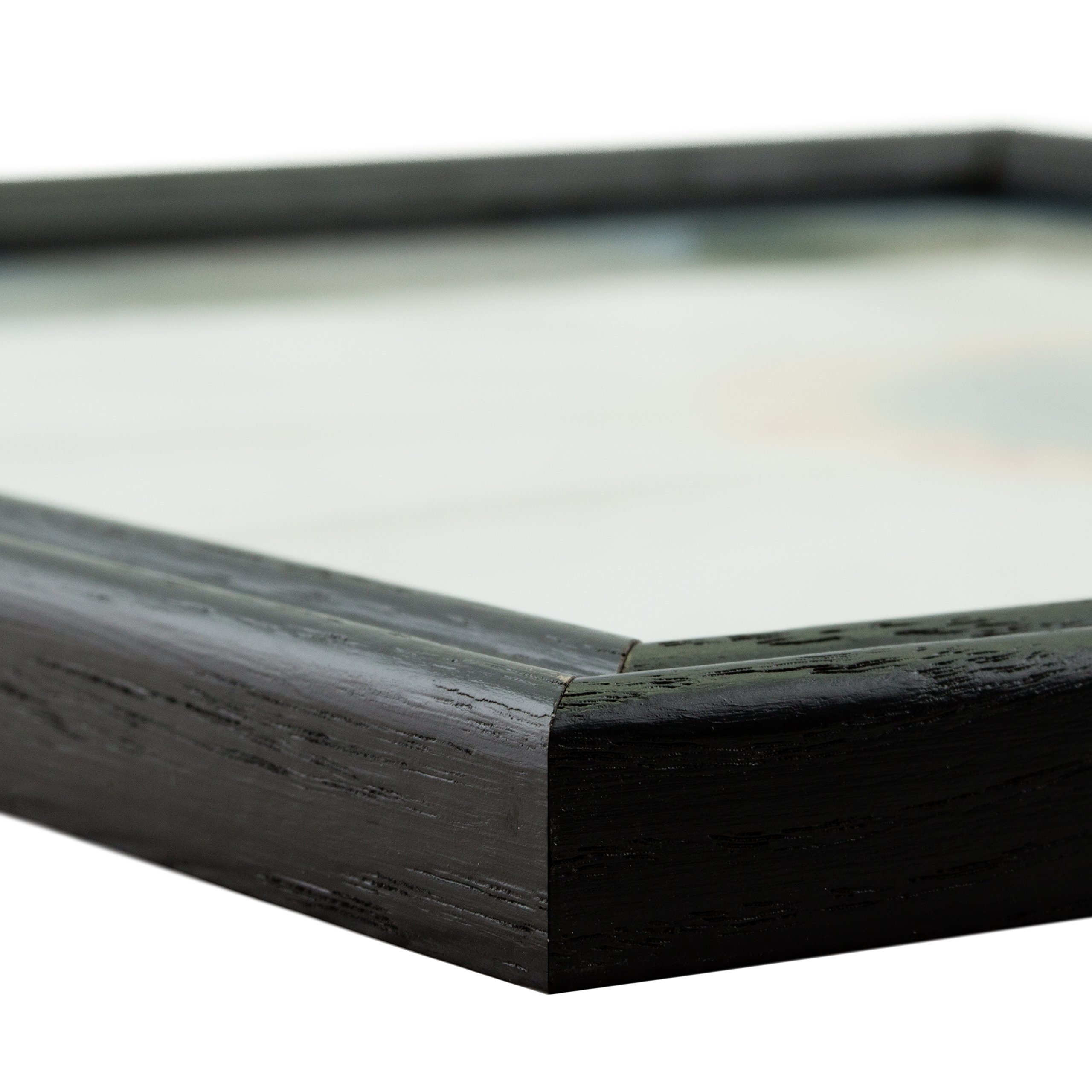 Craig Frames 14x22 Inch Black Wood Grain Picture Frame - Premium Poster Frame for Wall Art, Photos, and Certificates - Perfect for Home, Office, and Gallery Decor