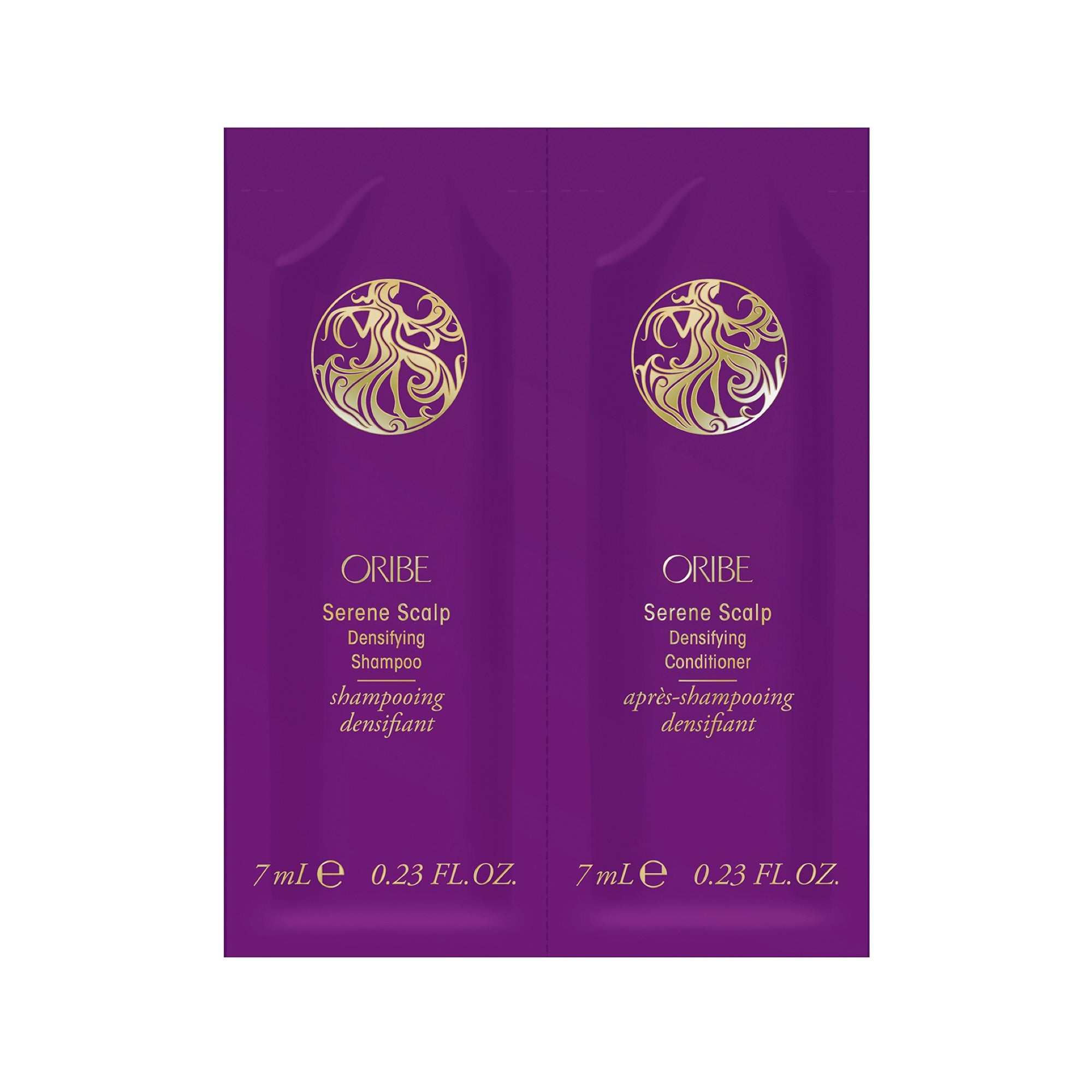 Serene Scalp Densifying Shampoo & Conditioner Set for Thicker Hair - Volumizing & Nourishing Hair Care Packette for Daily Use at Home or Salon