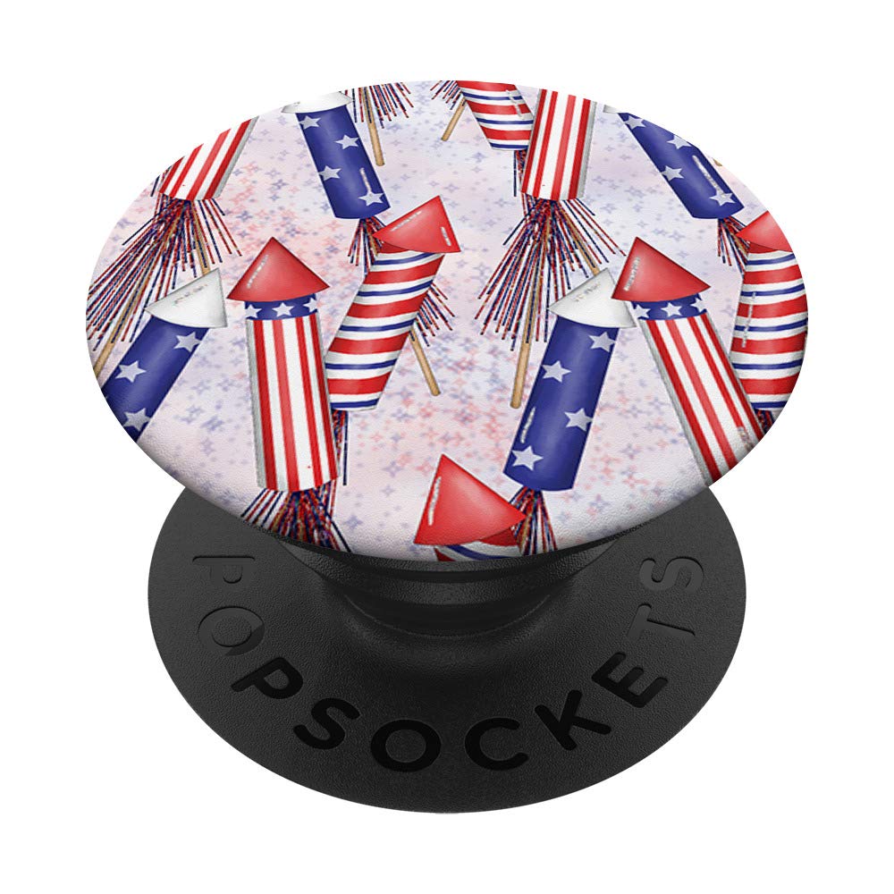 Patriotic Fireworks for 4th of July - Red White & Blue Stars and Stripes Sparklers for Independence Day Celebrations & Backyard Parties