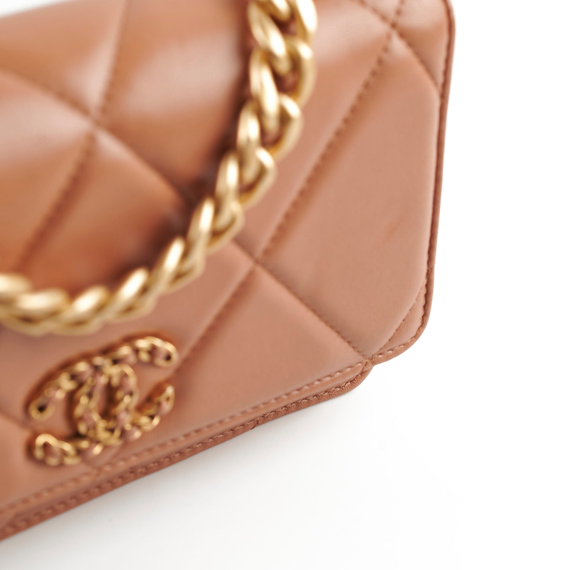 Chanel 19 Wallet On Chain WOC Bag in Caramel - Luxury Crossbody Bag for Women, Perfect for Parties, Date Nights & Everyday Use