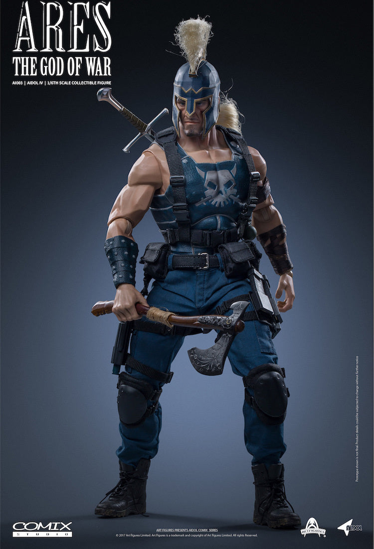 1/6 Scale Ares God of War Concept Art Action Figure - Highly Detailed Collectible Model for Display & Photography | Perfect for Anime Fans, Mythology Enthusiasts & Home Decor
