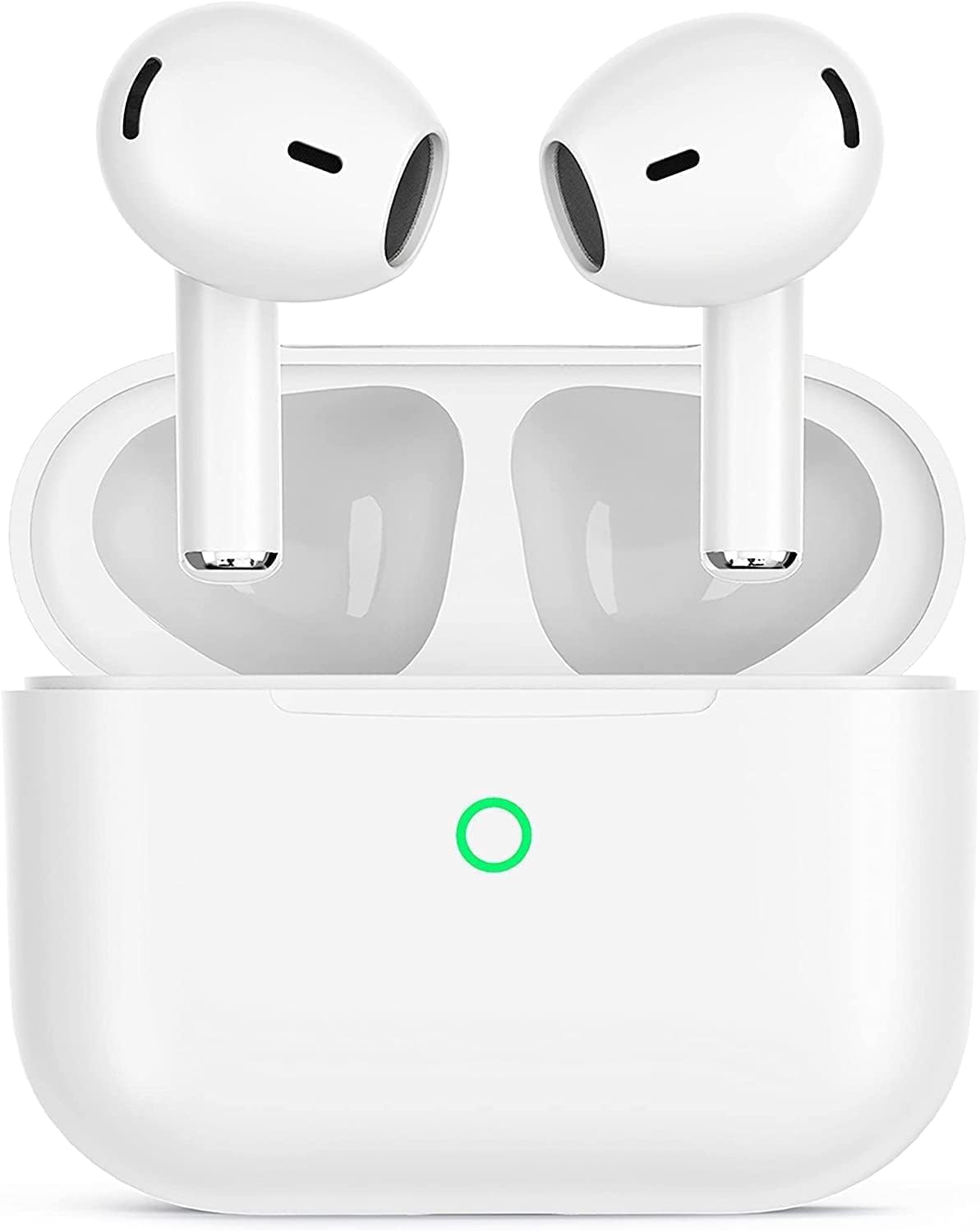 Wireless Bluetooth 5.3 Earbuds with Active Noise Cancelling Mic, 48H Playtime HiFi Stereo Sound, IPX8 Waterproof Touch Control True Wireless Headphones for iPhone Android iOS - Perfect for Workouts, Commuting & Travel