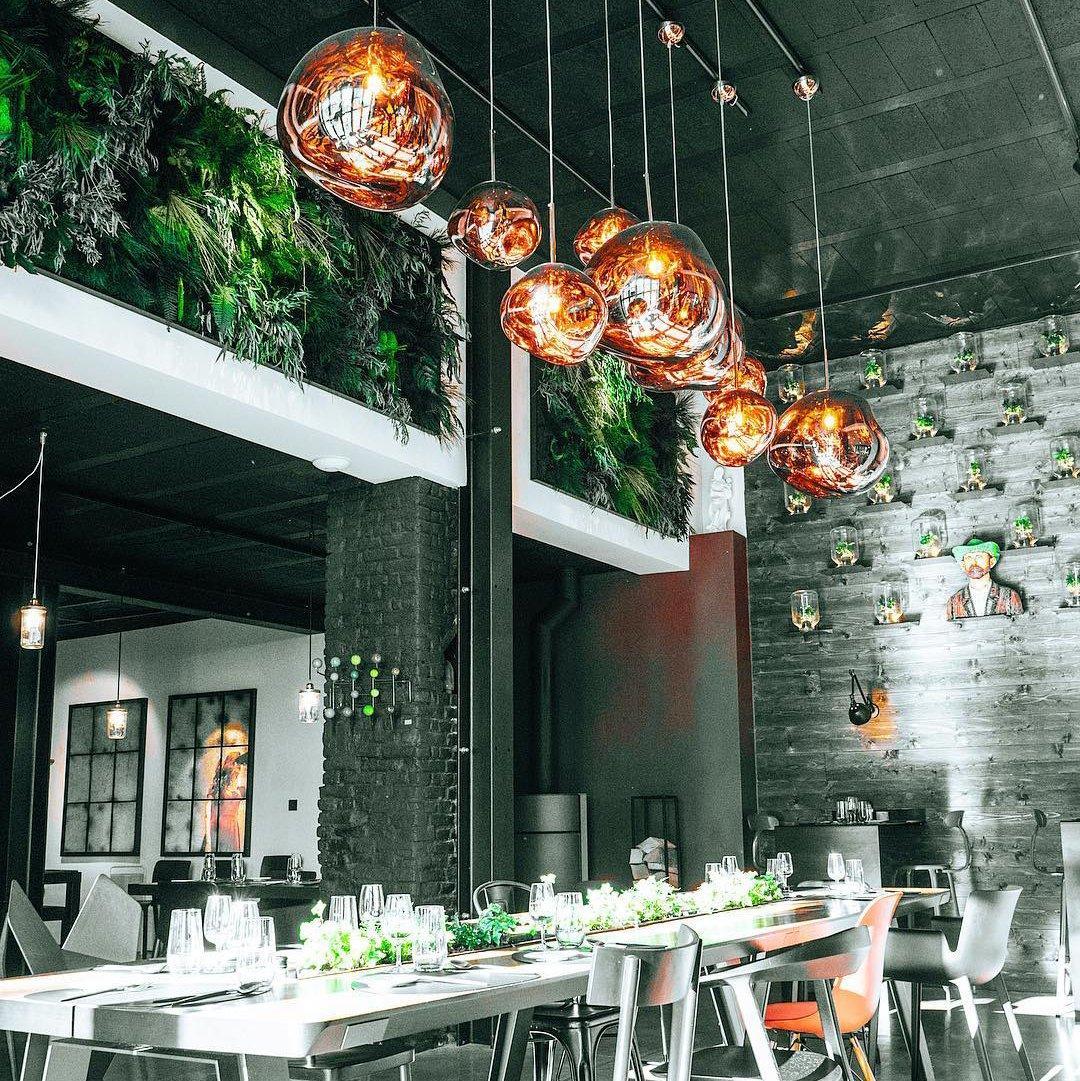 Modern Lava Pendant Lamp - Stylish Volcanic Glass Ceiling Light Fixture for Living Room, Bedroom & Dining Room Decor