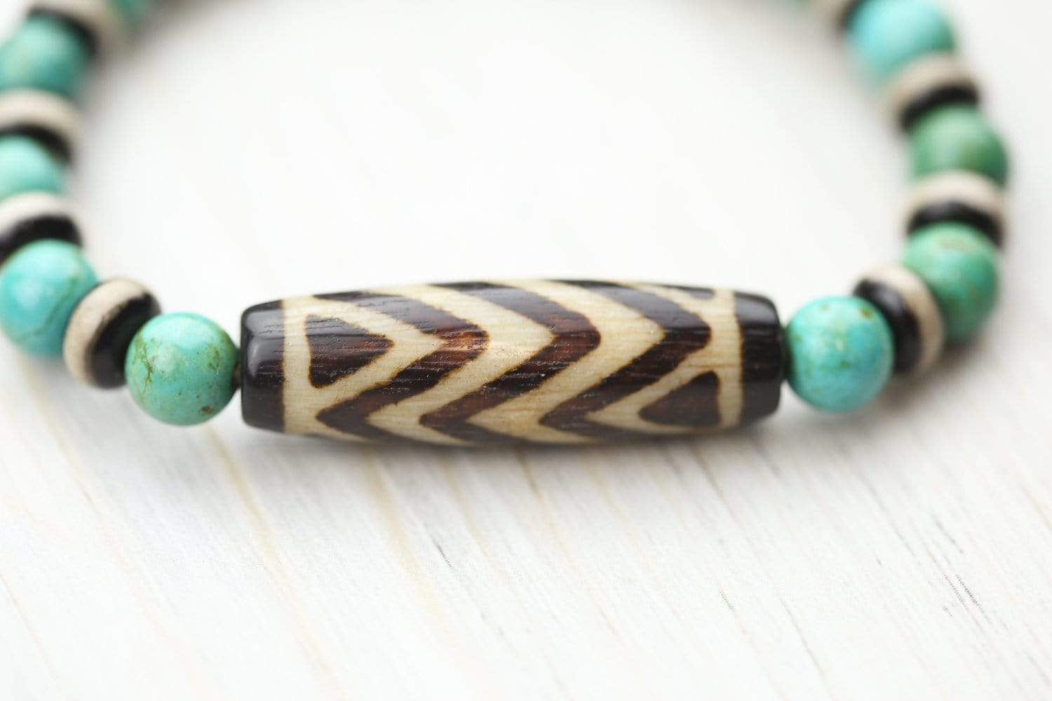 Authentic Pumtek Thunderbolt Bead Bracelet - Tibetan Buddhist Mala for Meditation & Spiritual Protection - Handcrafted Jewelry for Men & Women