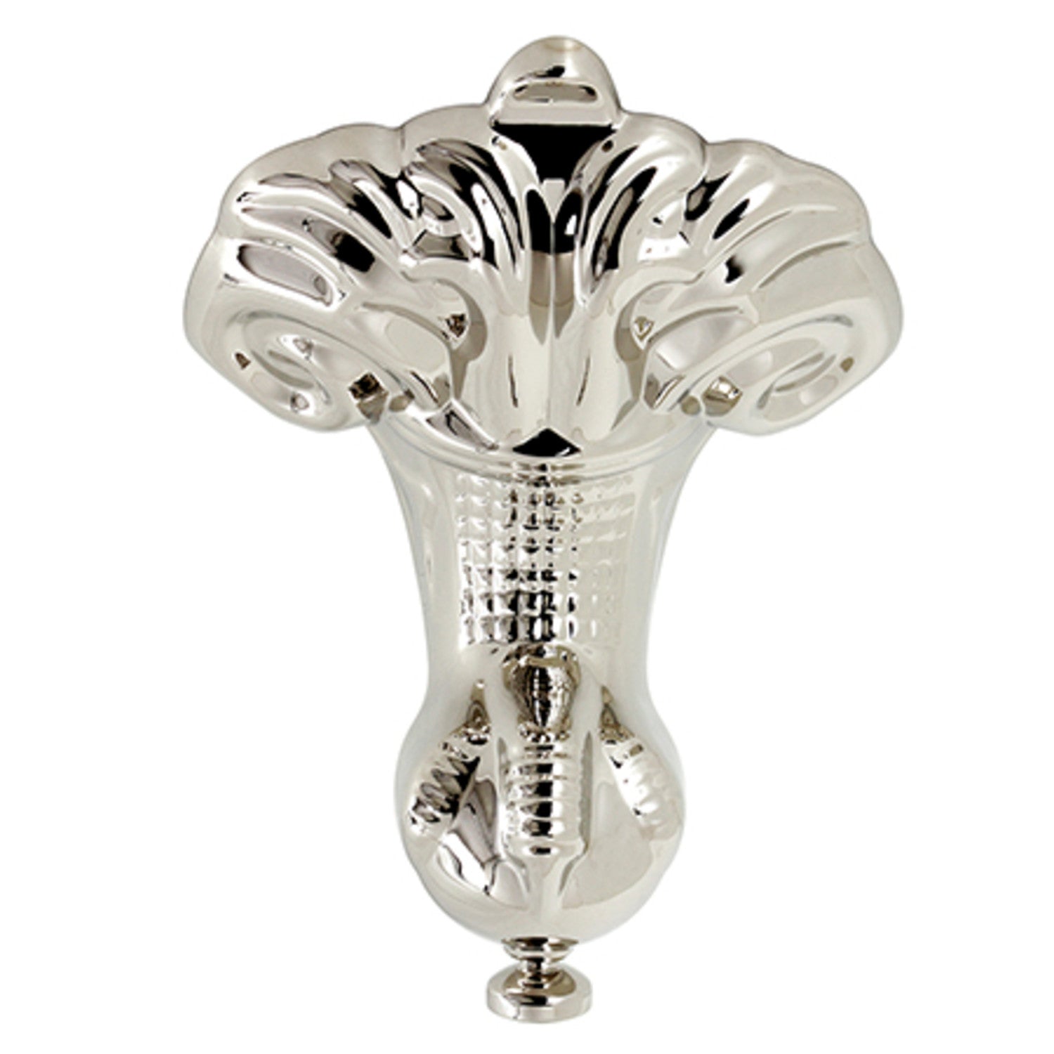 Aqua Eden VFMHJN6 4-Piece Eagle Claw Aluminum Tub Feet Set in Polished Nickel - Perfect for Bathtub Support and Bathroom Renovation