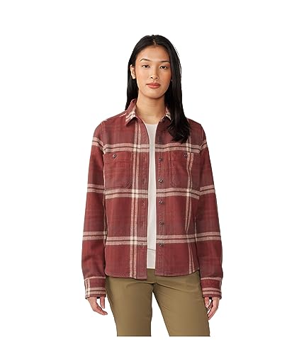 Clay Earth Plaid Print