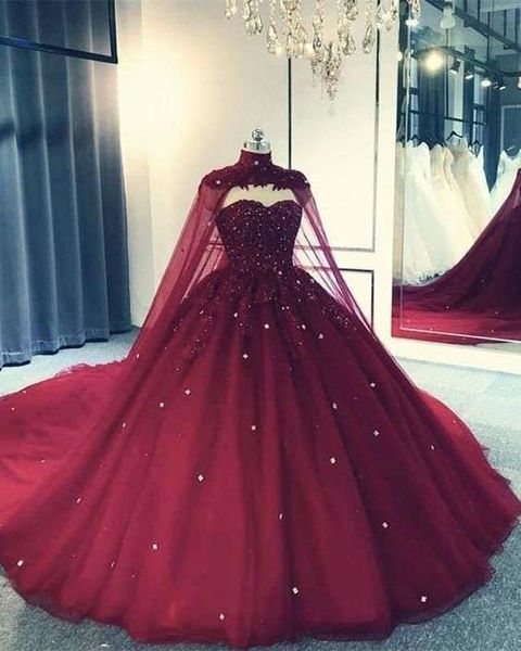 Elegant Gothic Black Wedding Dress with Crystal Appliques & Detachable Cape - Ball Gown for 2025 Brides | Perfect for Gothic Weddings, Vampire-Themed Parties & Formal Evening Events