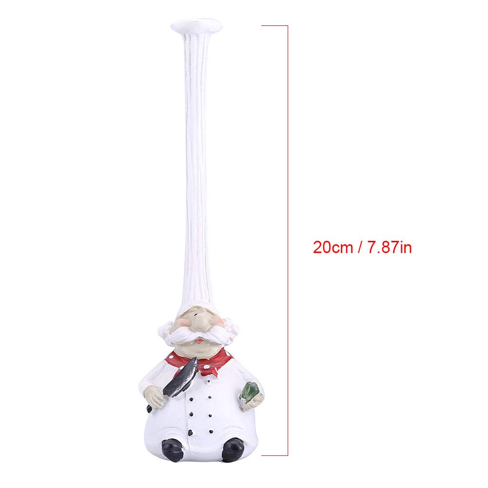 Resin Kitchen Chef Figurine - Creative Handmade Decor for Home, Restaurant & Cafe | Unique Gift for Cooks & Food Lovers | Perfect for Kitchen Decor, Themed Parties & Theater Props