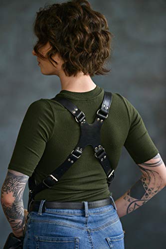 Premium Leather Camera Harness for DSLR/SLR - Dual & Single Camera Strap for Photographers - Perfect for Wedding, Travel & Outdoor Photography