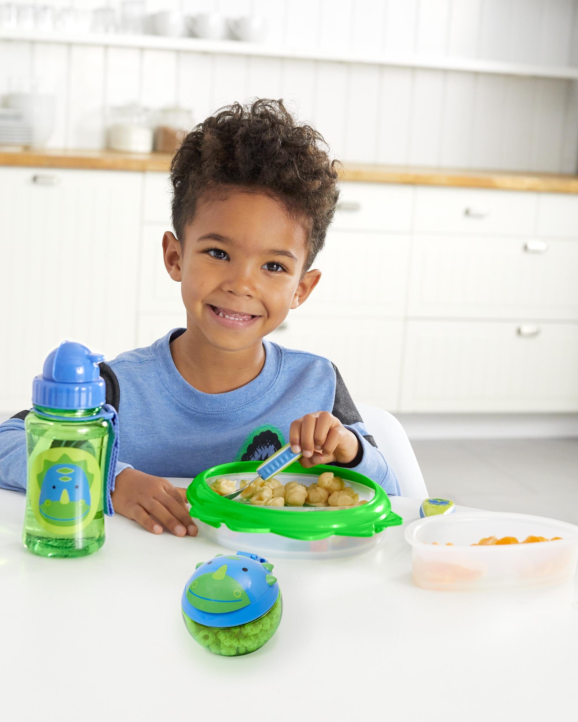 Skip Hop Zoo Snap Cup - Insulated Toddler Sippy Cup with Leak-Proof Lid & Easy-Grip Handles - Perfect for Daycare, Travel & On-the-Go Hydration