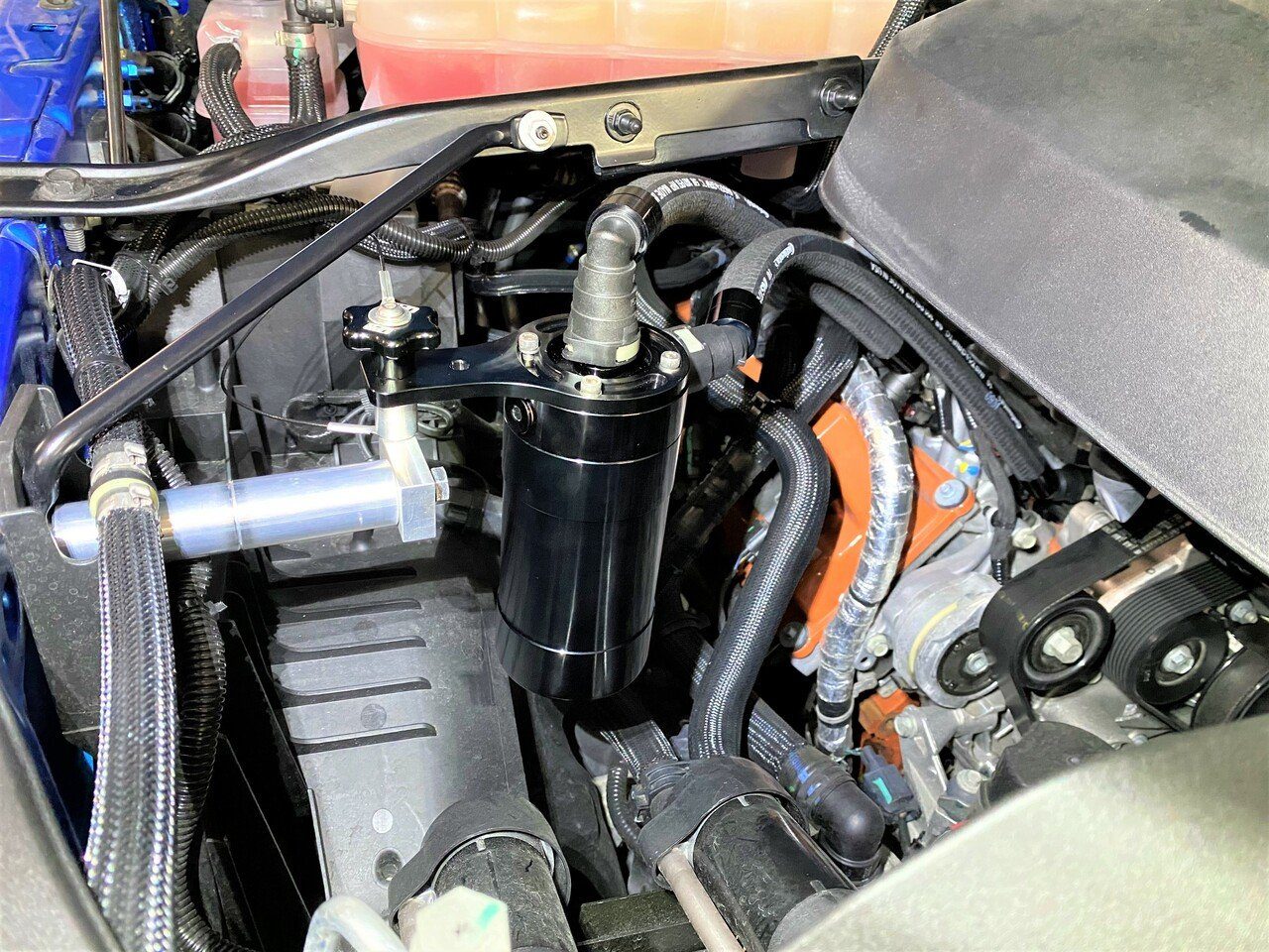 UPR Fender Mount Oil Catch Can for 2019-2023 RAM TRX 6.2L - Plug & Play Performance Upgrade - Reduces Engine Oil Contamination - Perfect for Off-Roading & High-Performance Driving