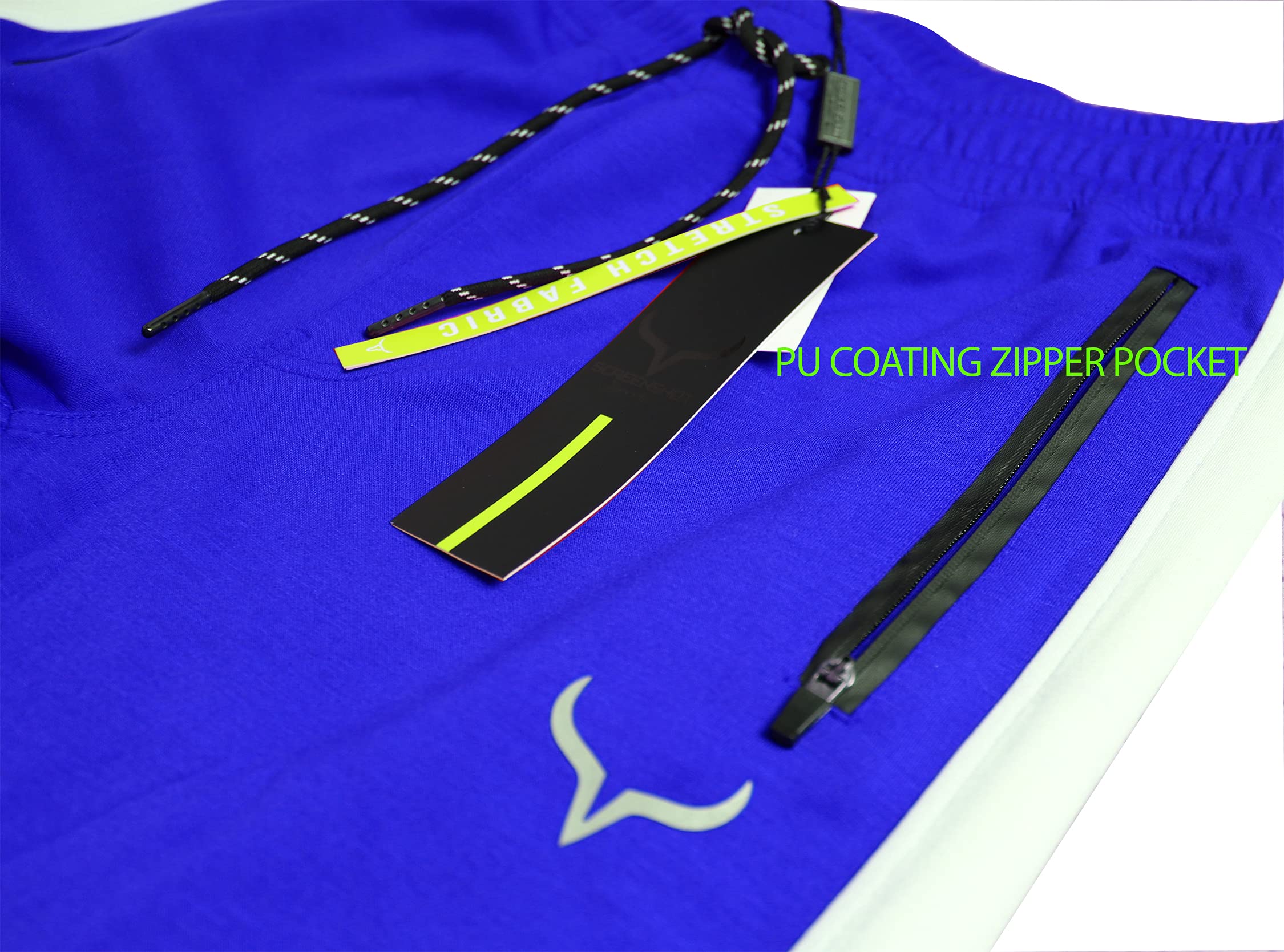 SCREENSHOT Men's Spandex Fleece Athletic Jogger Pants - Workout, Gym & Running Sweatpants for Men - Comfortable Training & Lounge Wear for Fitness & Casual Use