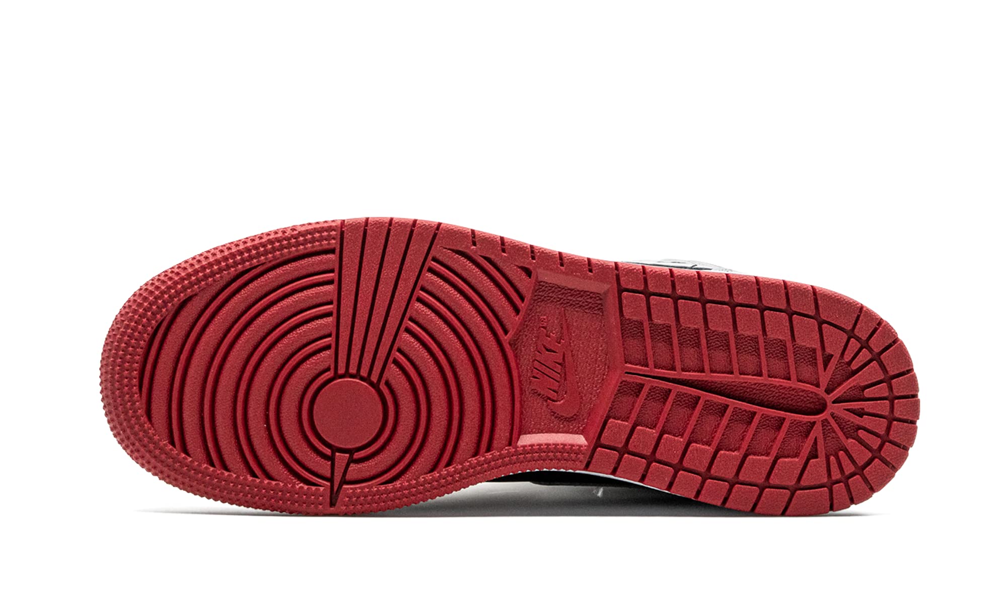 Nike Air Jordan 1 Mid GS Boys' Basketball Shoes - Size 4Y - Black/White/Gym Red - Perfect for School, Sports & Casual Wear