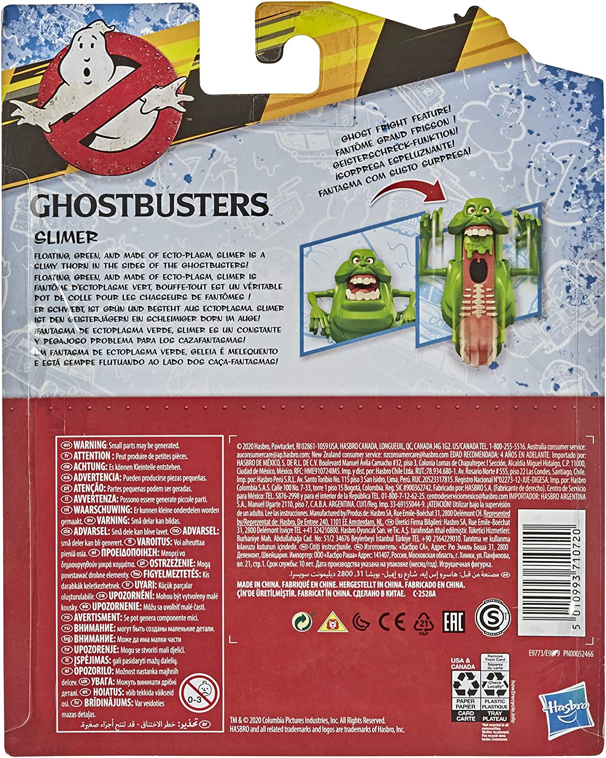 Ghostbusters Classic 1984 Slimer Action Figure - Collectible Toy for Fans, Halloween Decor & Movie Memorabilia Display